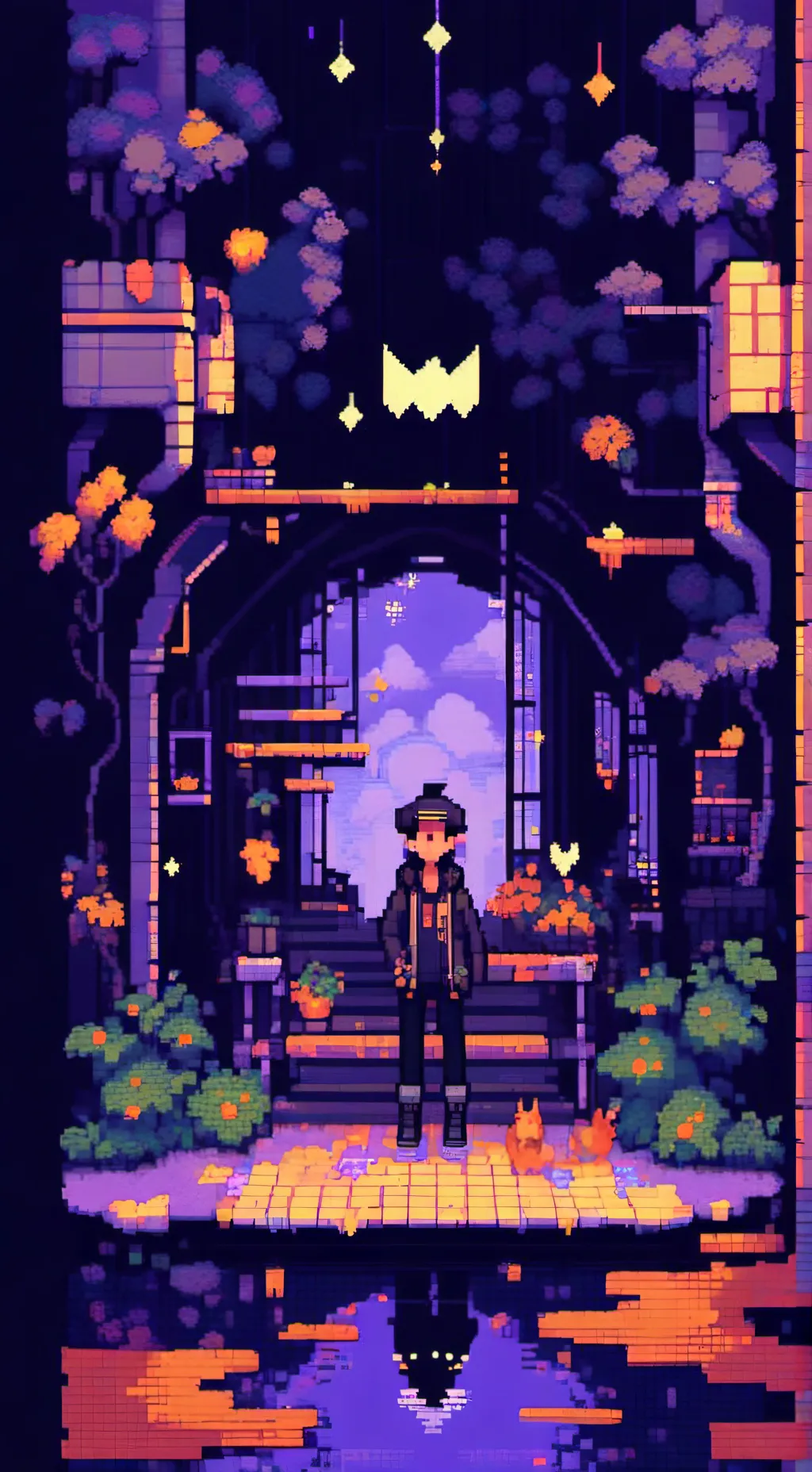 ai character: CH DOORS ! background