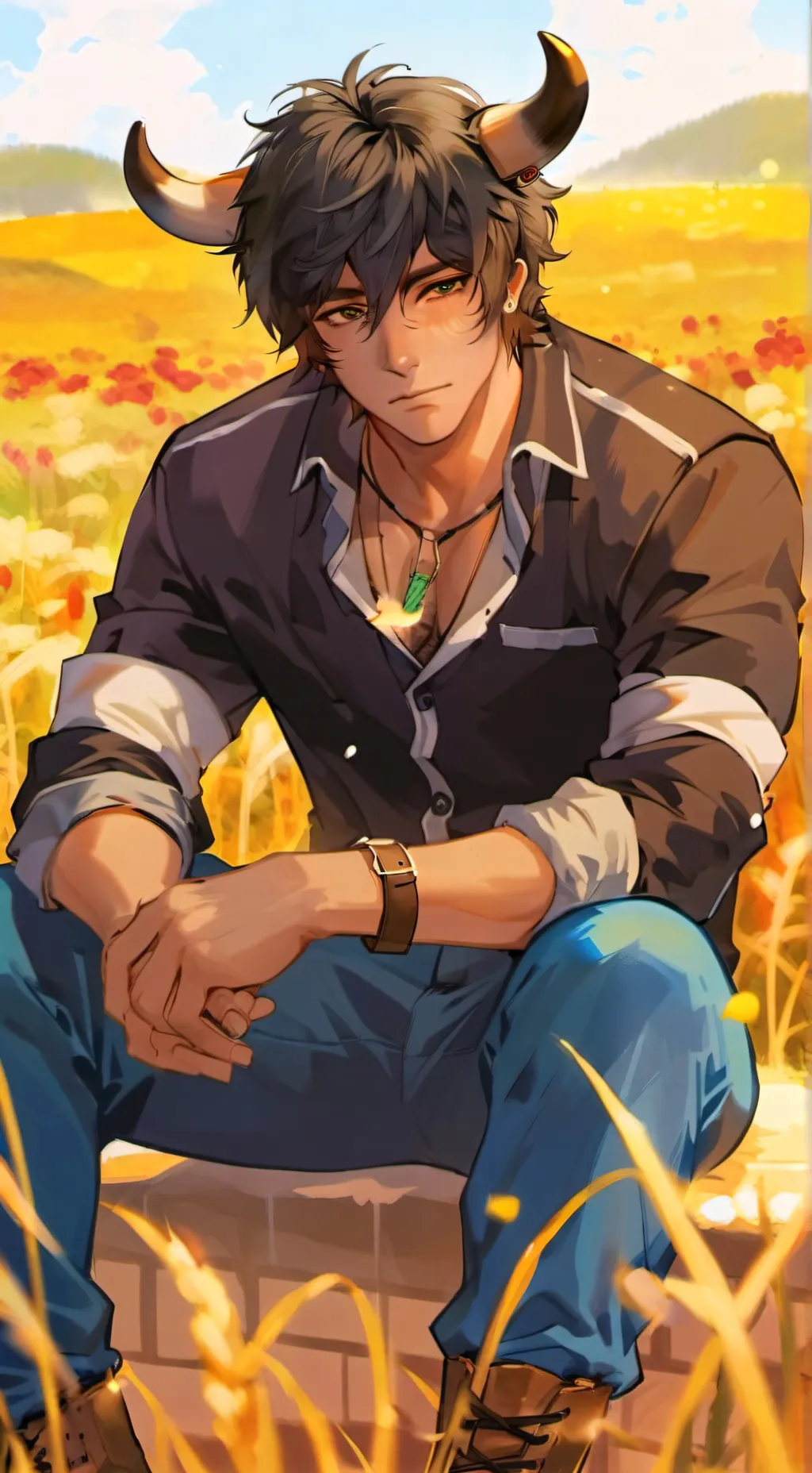 ai character: Oliver background
