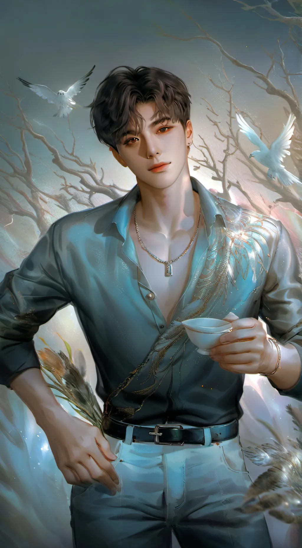 ai character: Hunter background