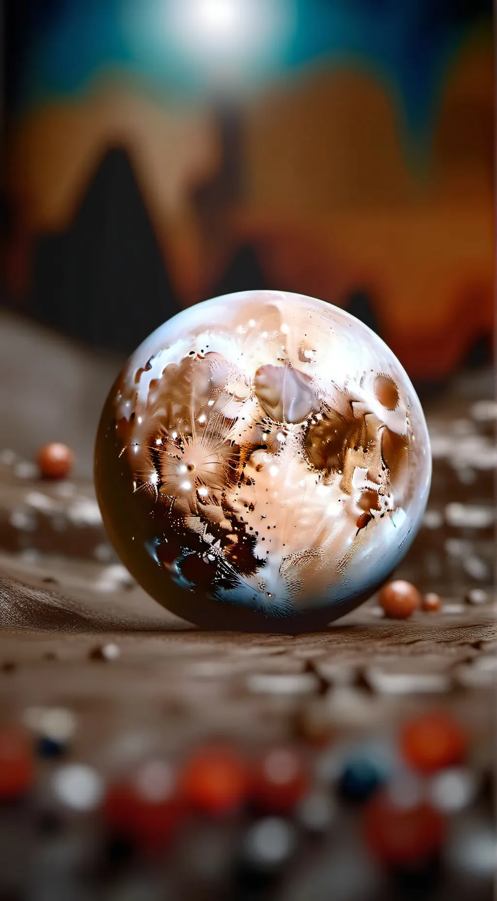 ai character: Pluto is a planet background