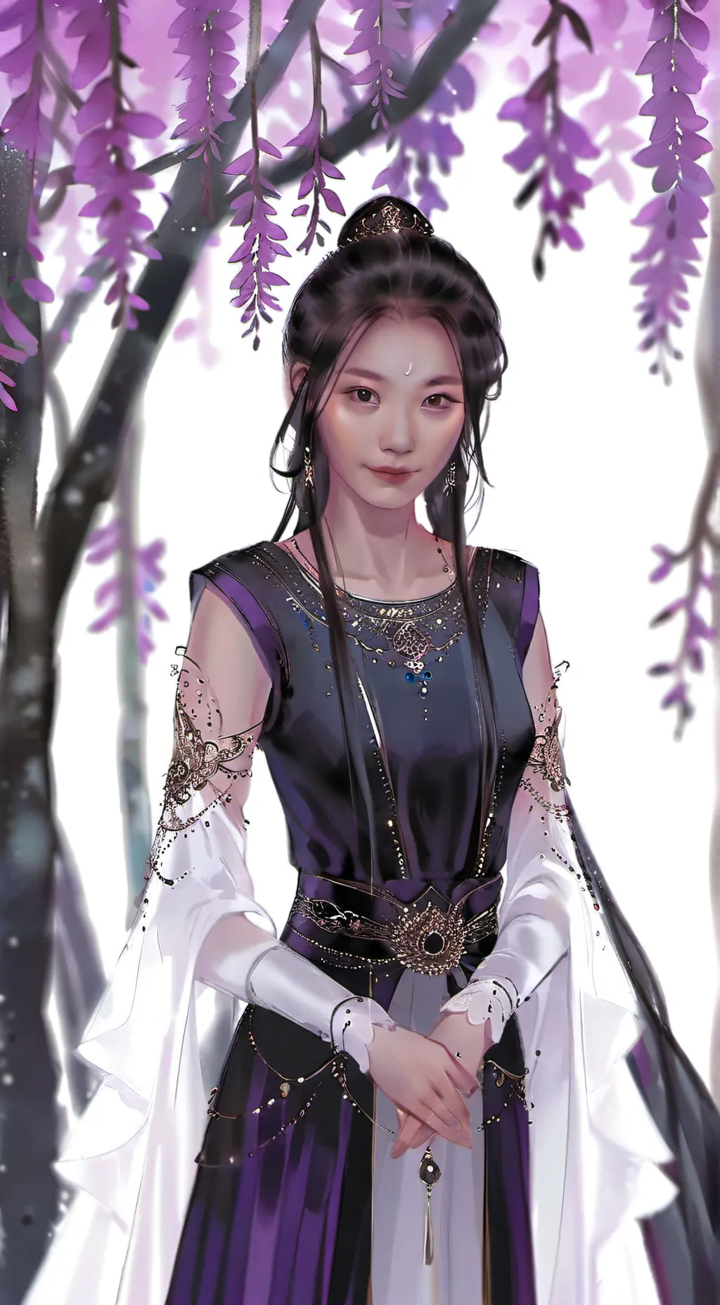 ai character: Kang Mina  background