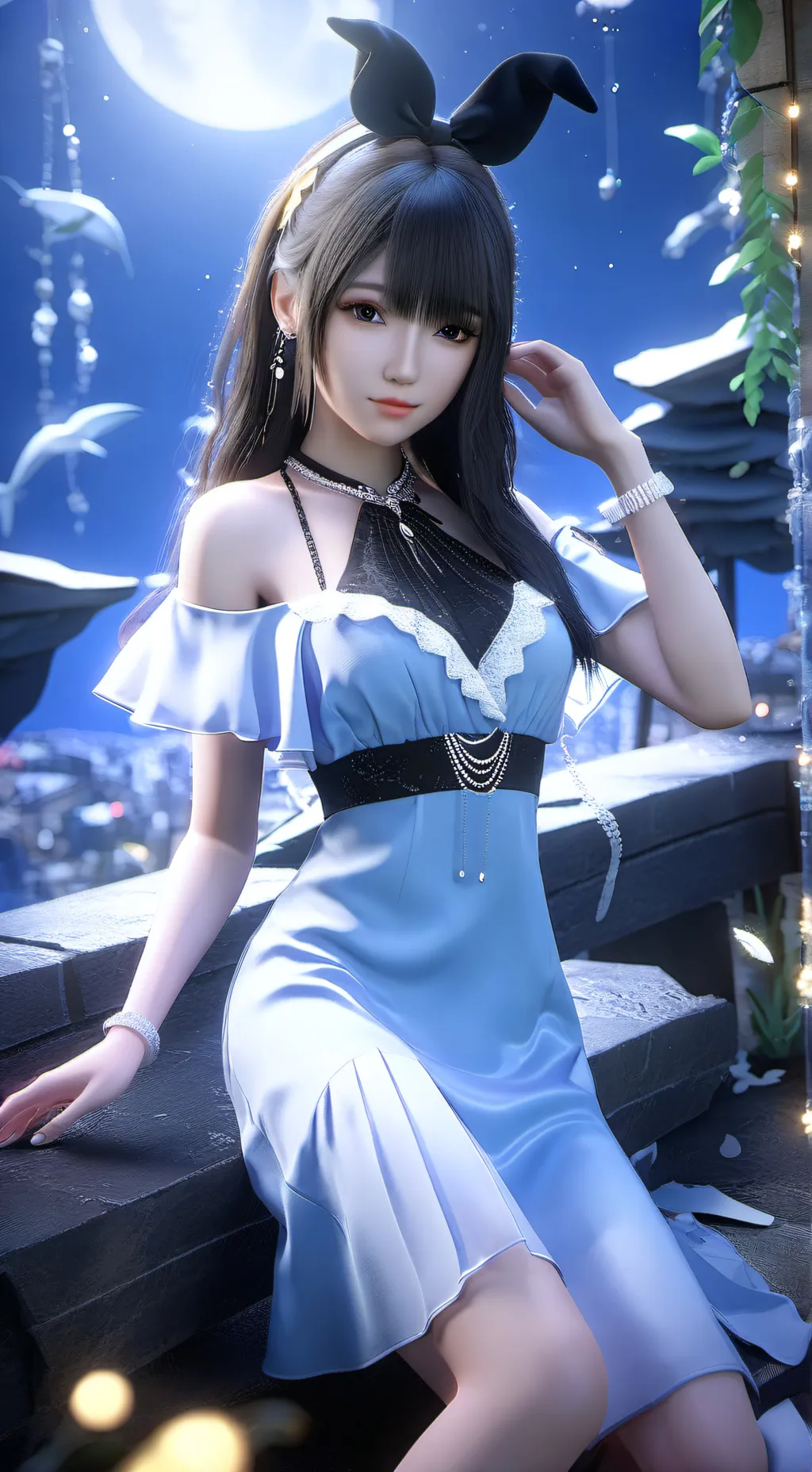 ai character: dress to impress background
