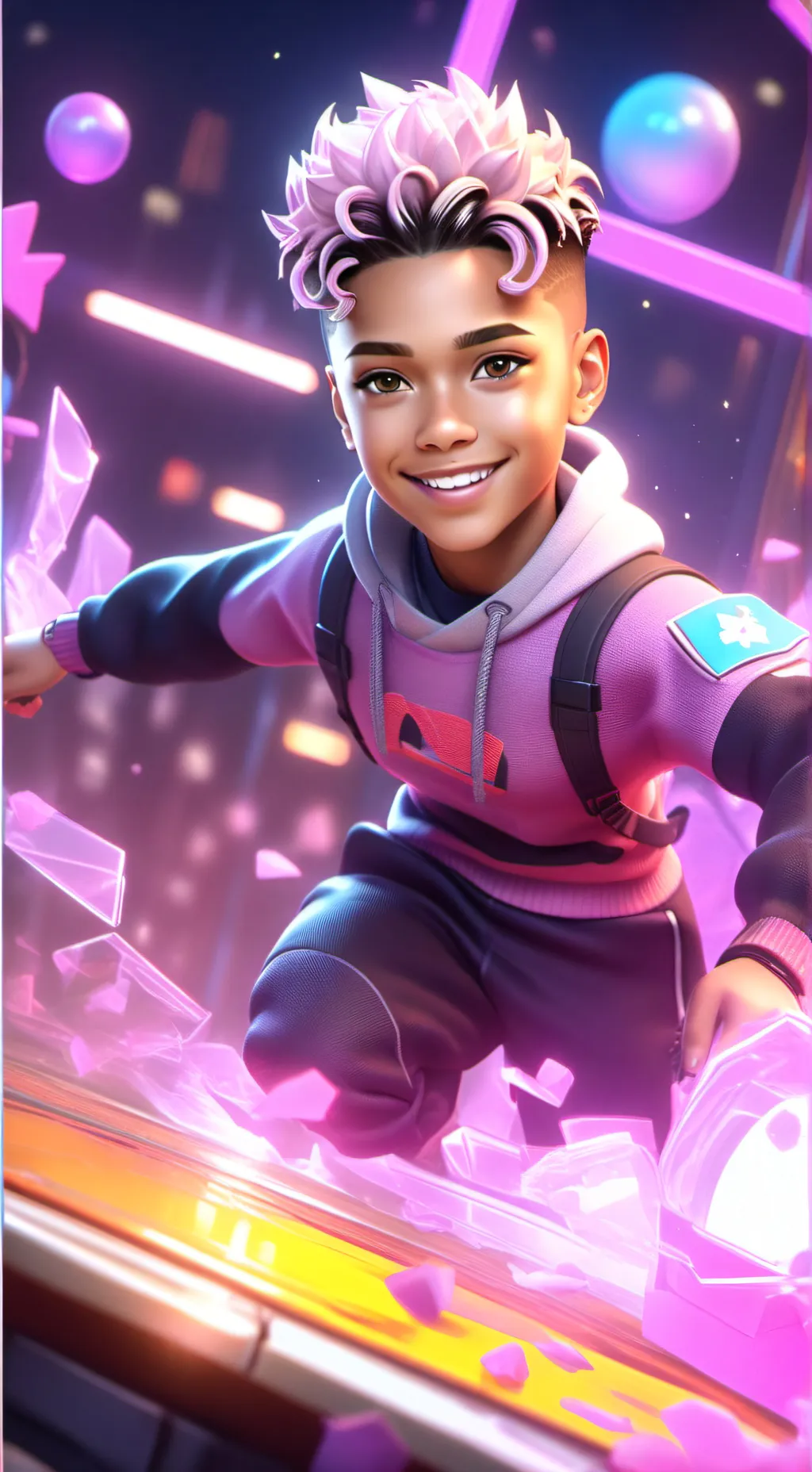 ai character: lia background