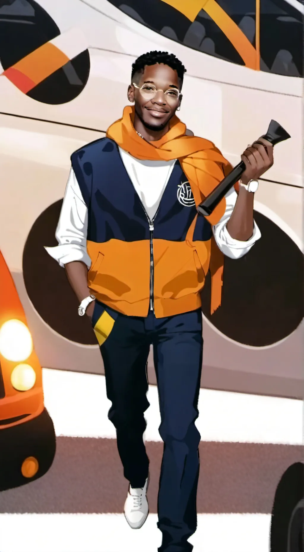 ai character: Brandon  background