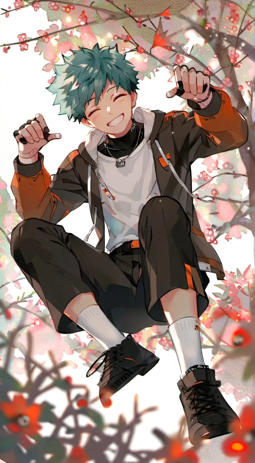 ai character: Deku background