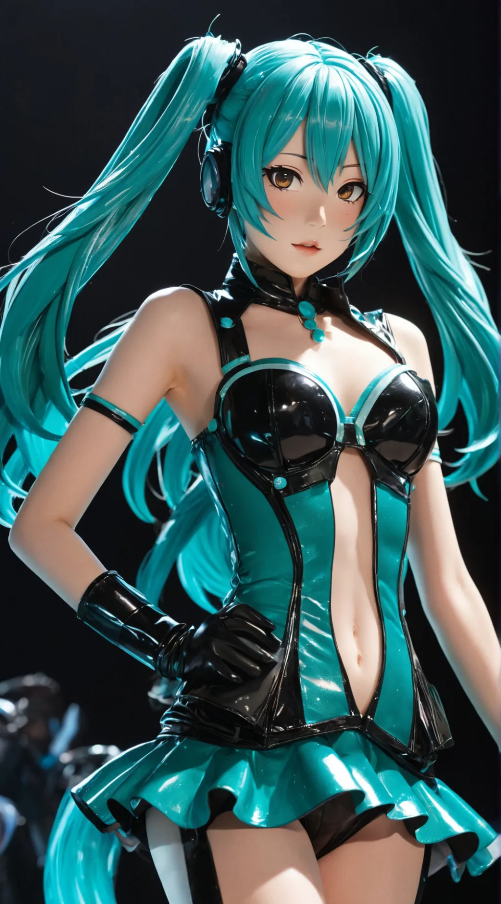 ai character: Miku background