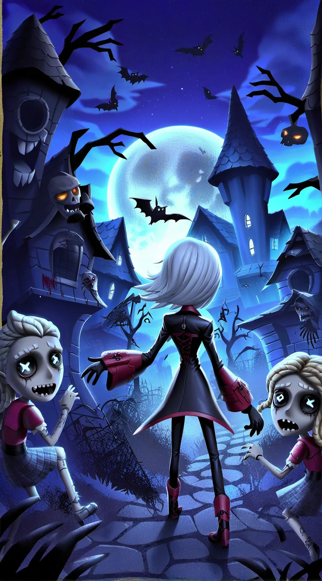 ai character: HH Zombie apocalyp background