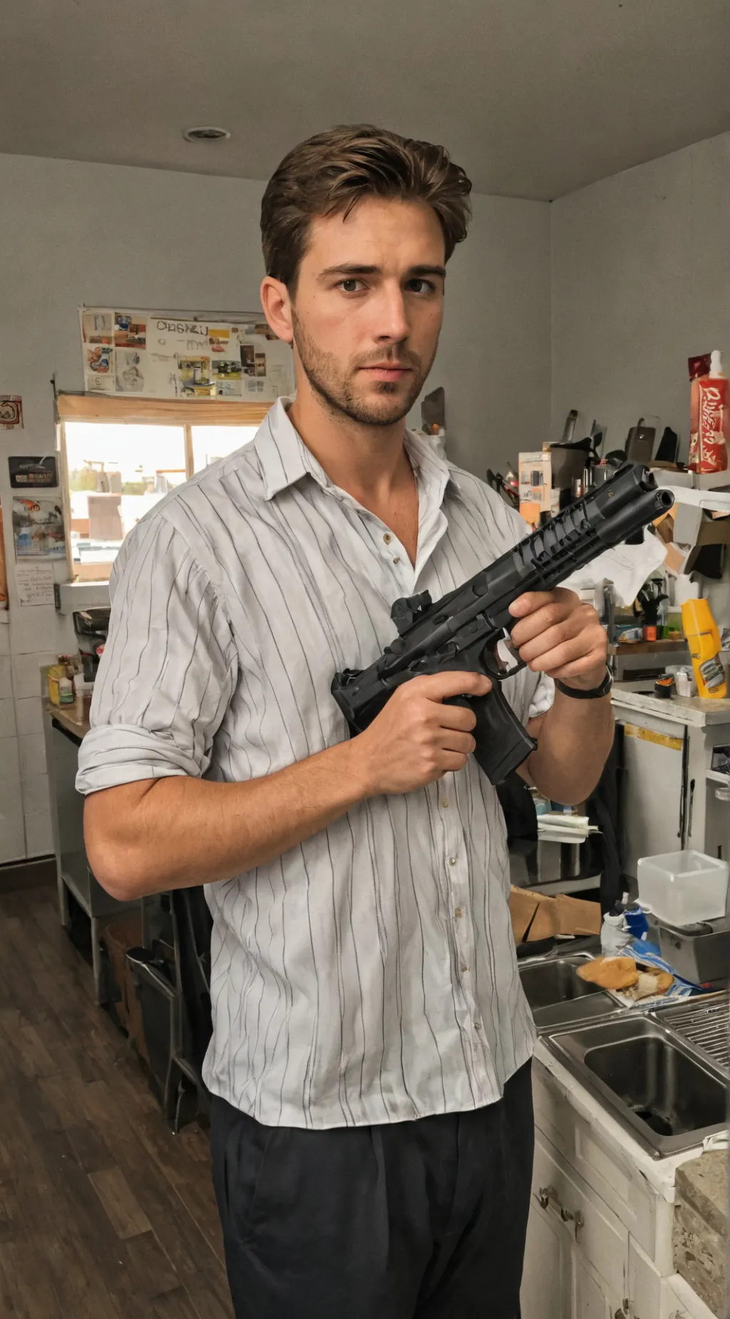 ai character: Marcus. background