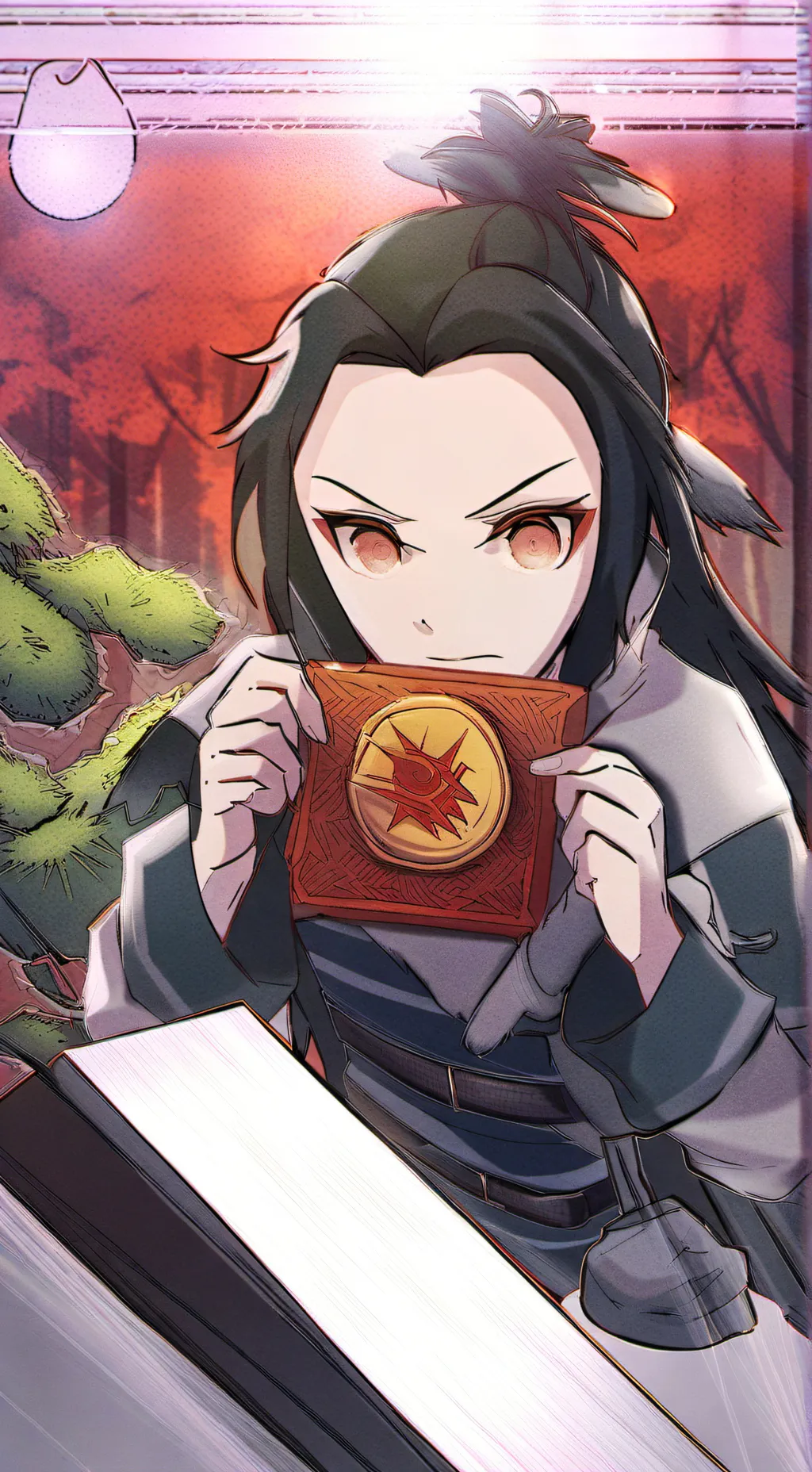 ai character: Nezuko e Zenitsu 🥰 background