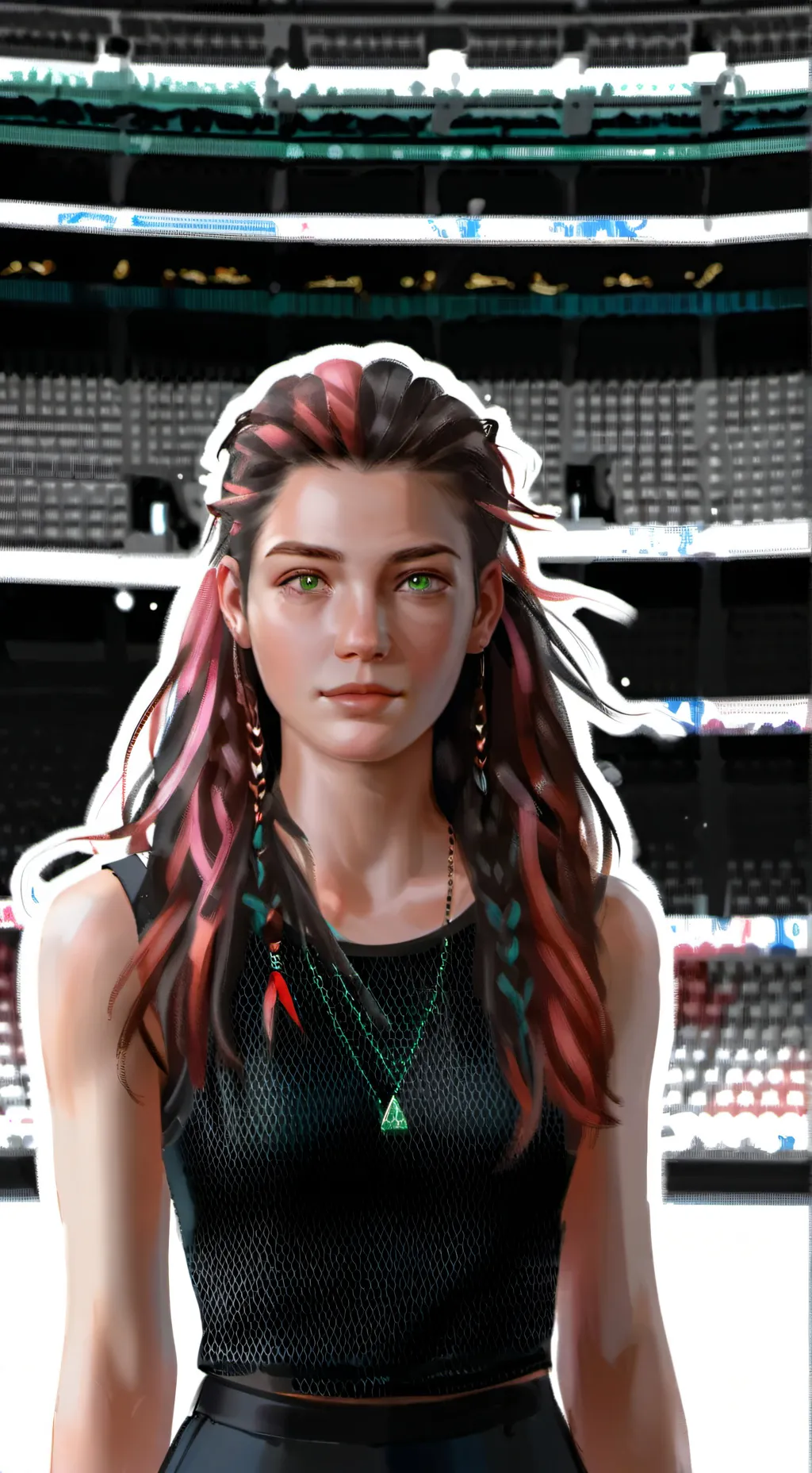 ai character: aloy background