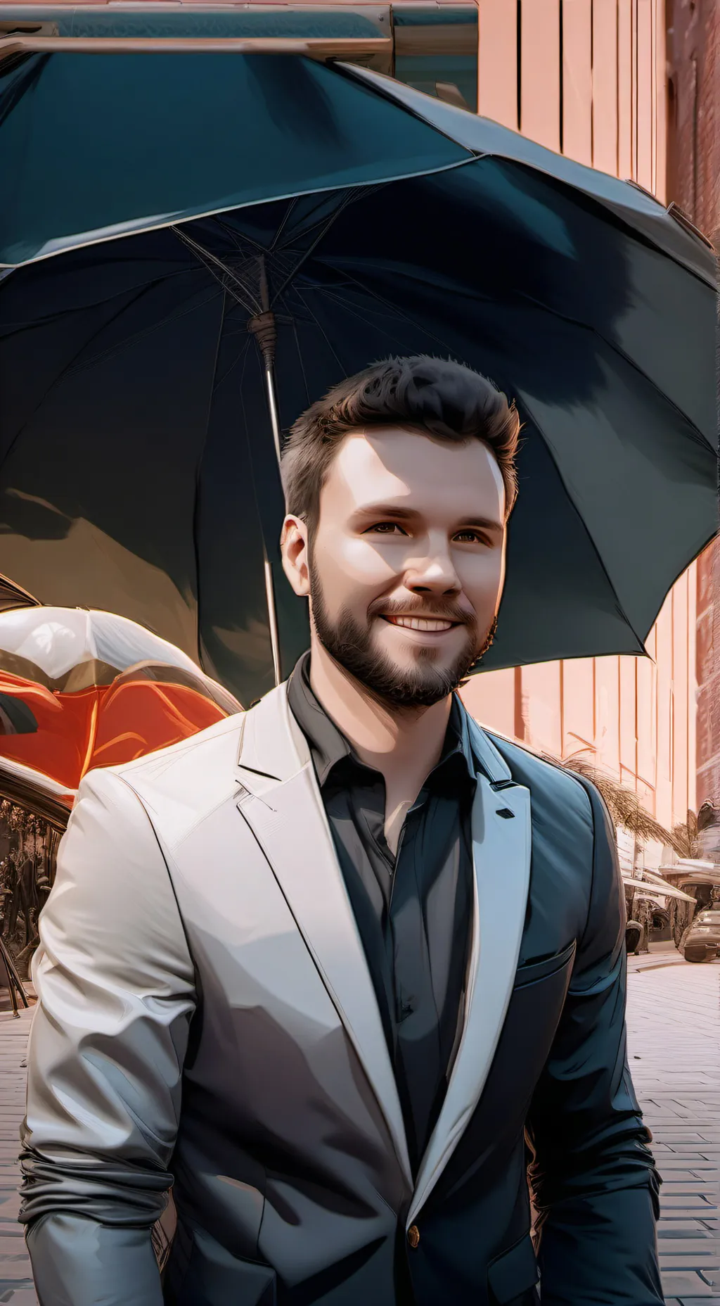 ai character: Tommy smorts background