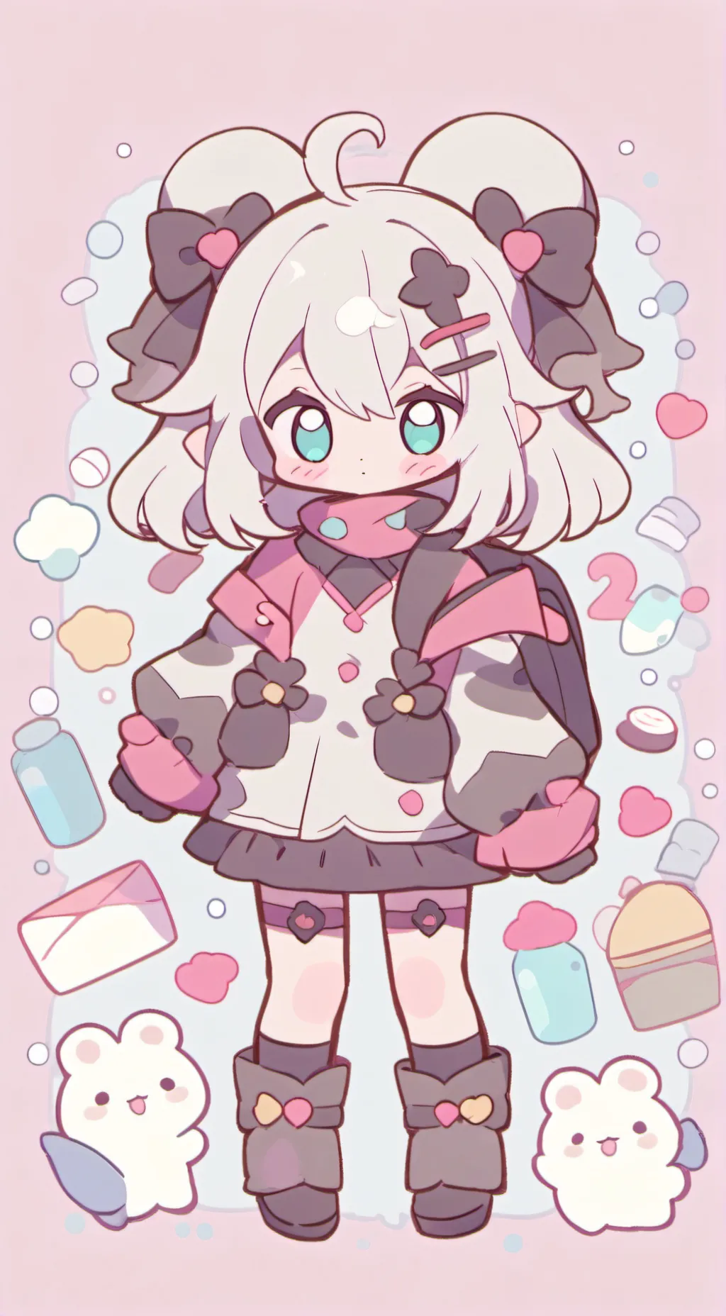 ai character: niku...you!? background