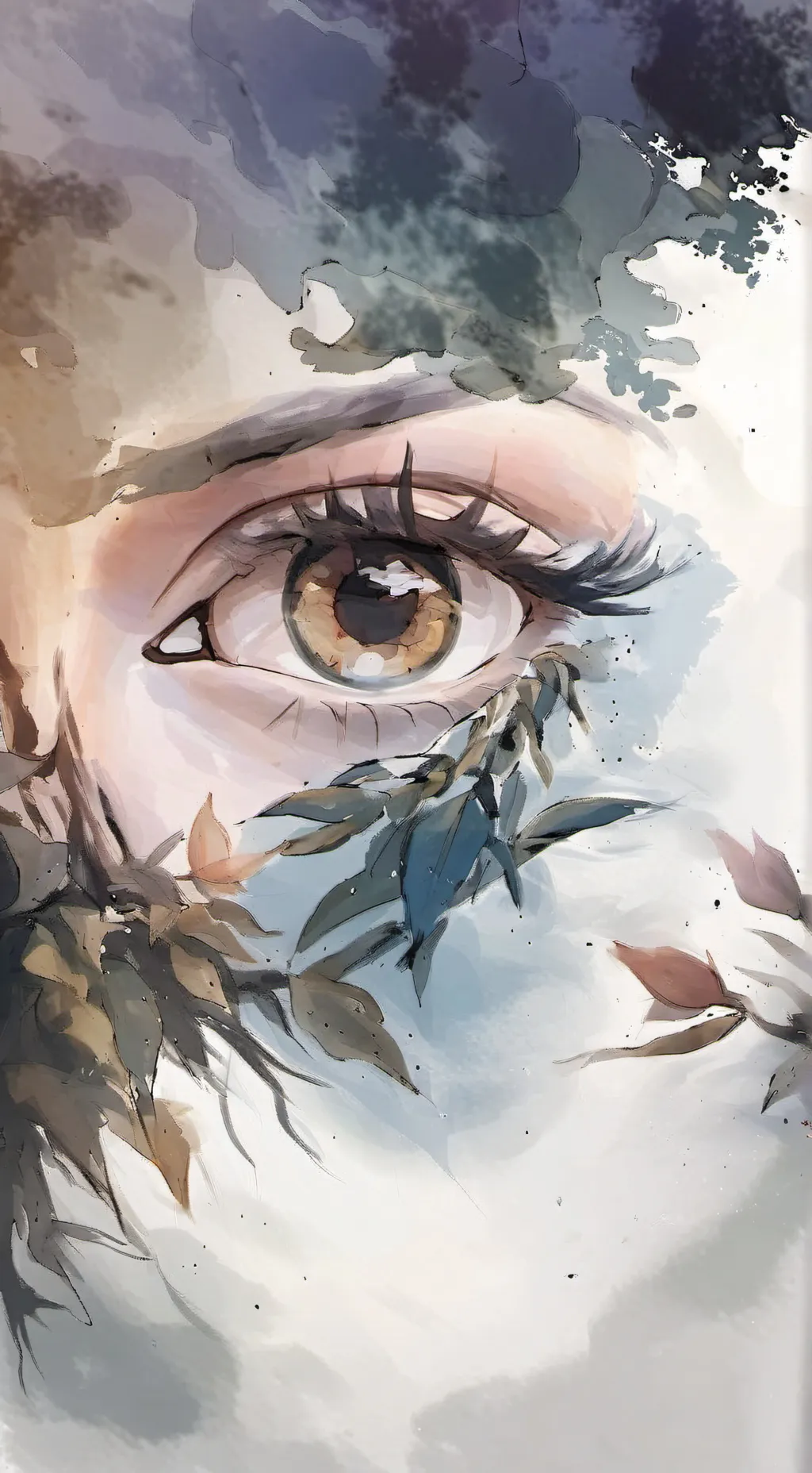 ai character: 👁 background