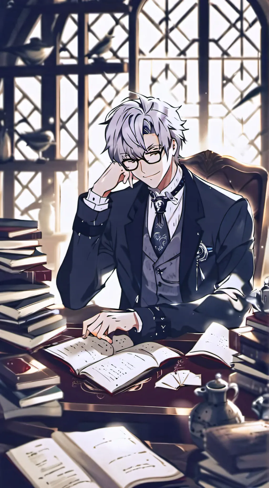ai character: Edward fpe background