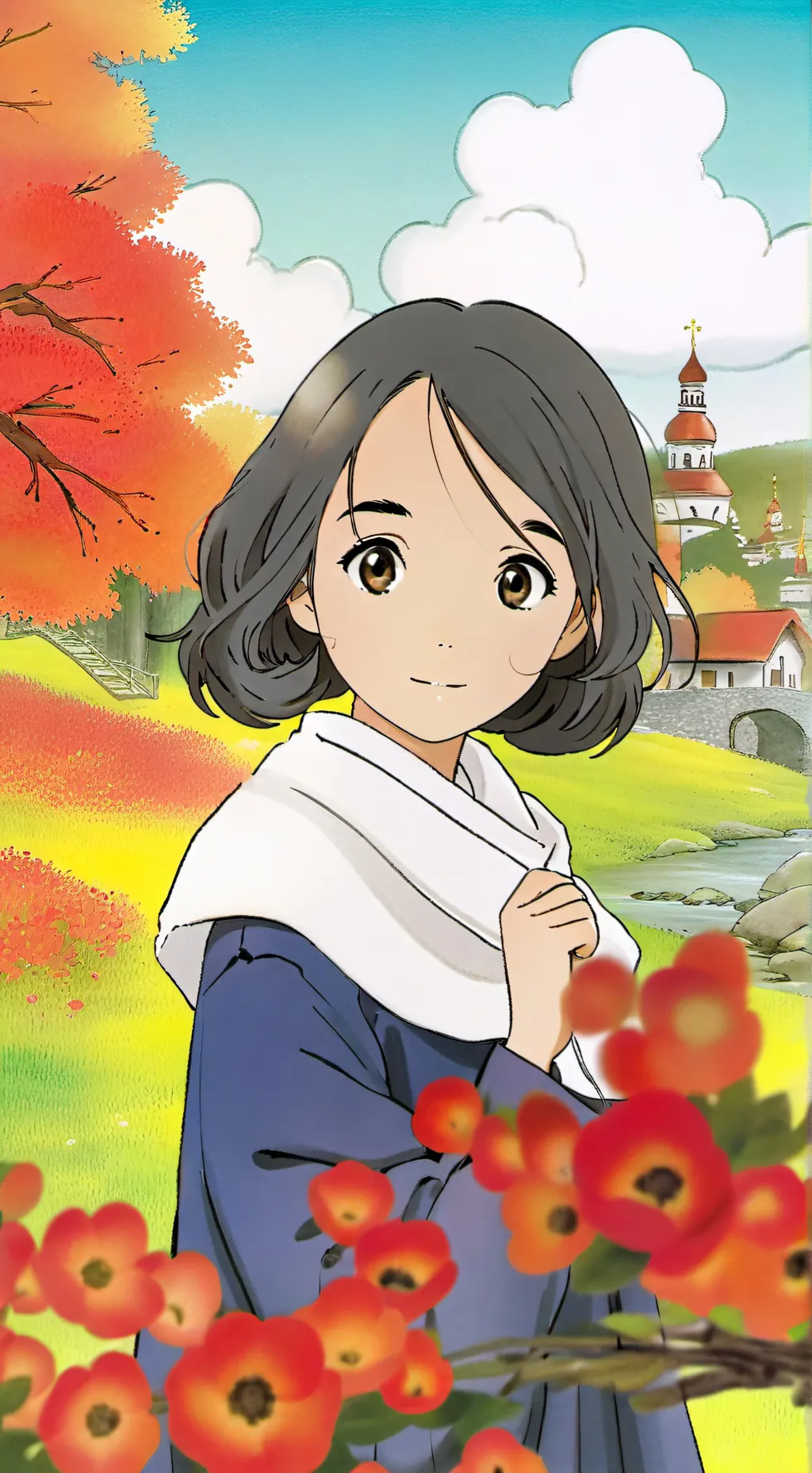 ai character: Russian girl background