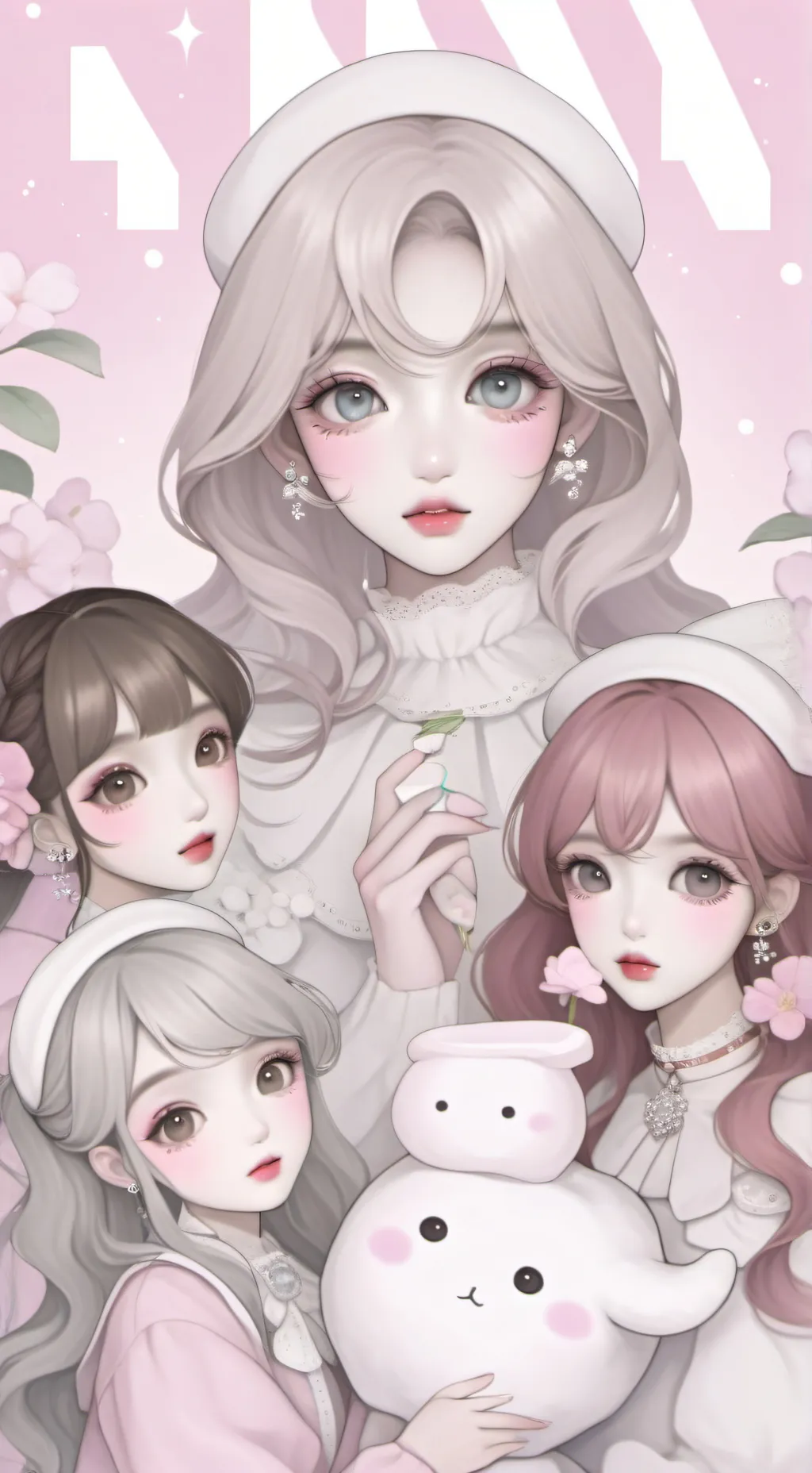 ai character: M E A N  G I R L S background