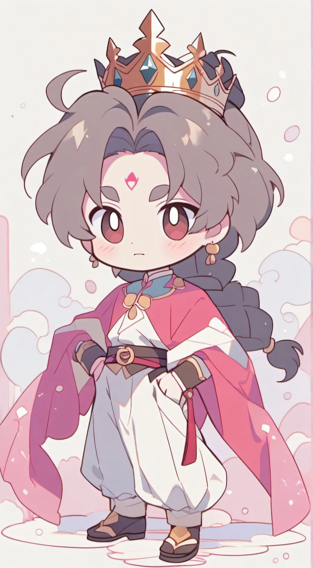 ai character: the king x Mao Mao background