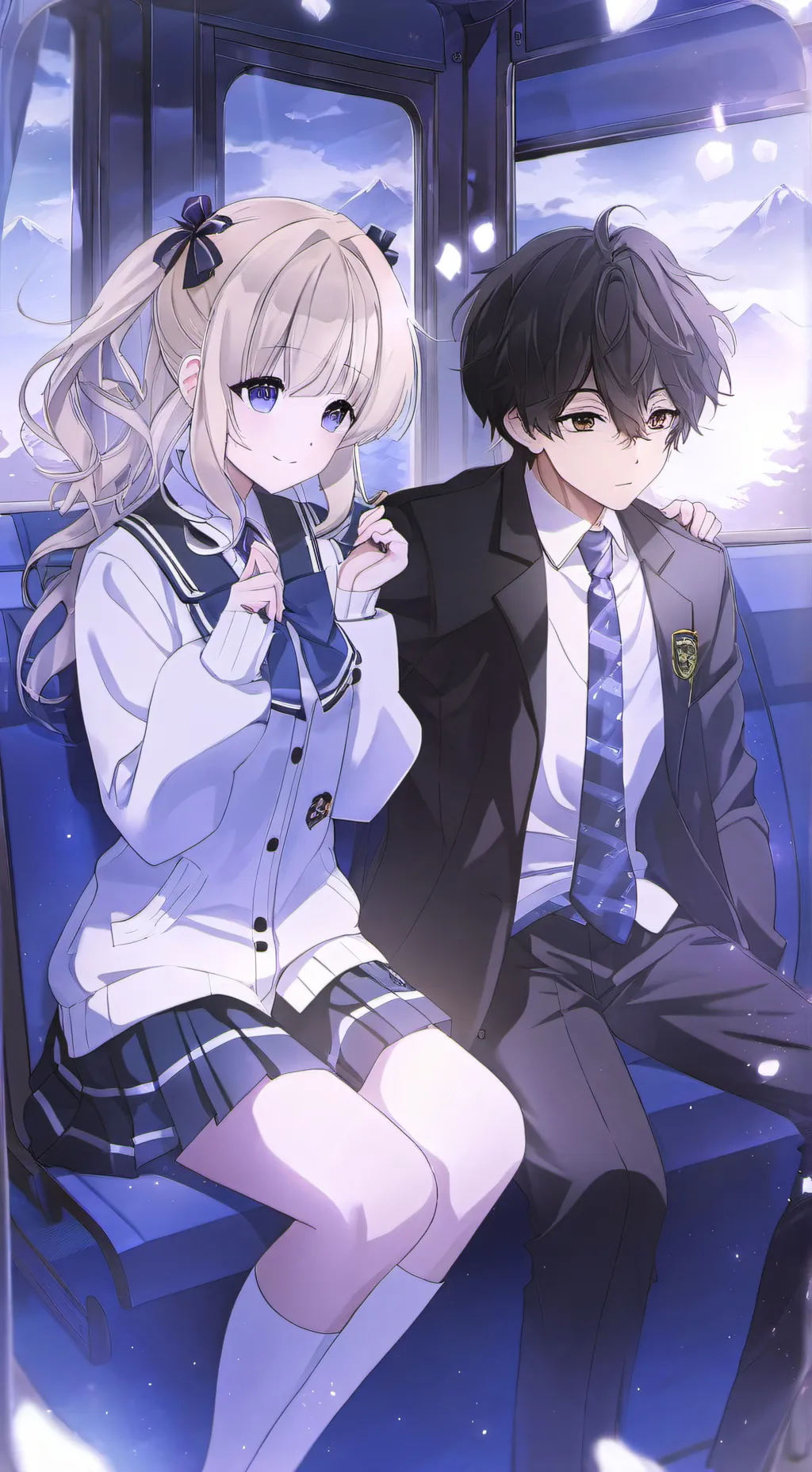 ai character: $ lvy and Mike $ background
