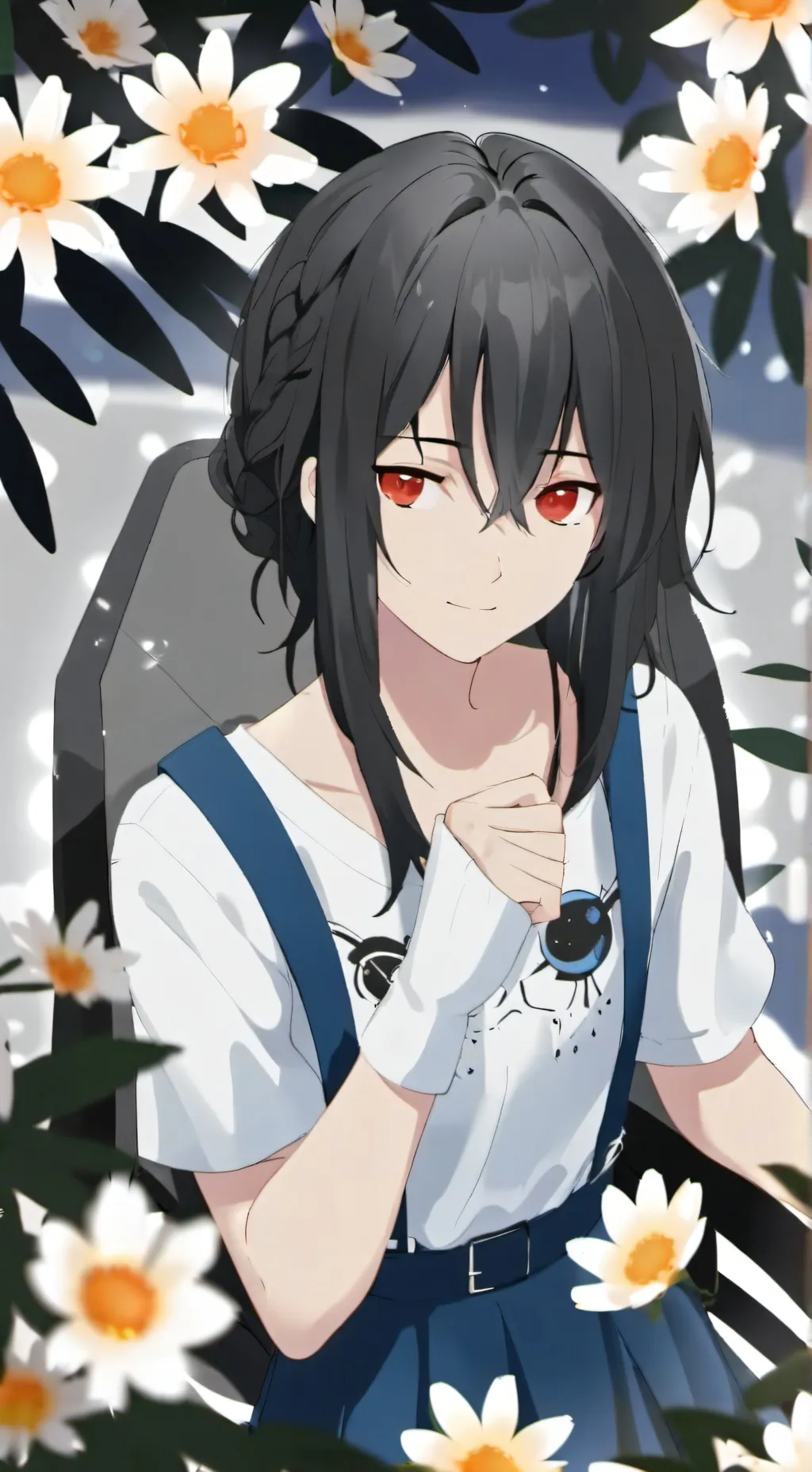ai character: Évelyne  background