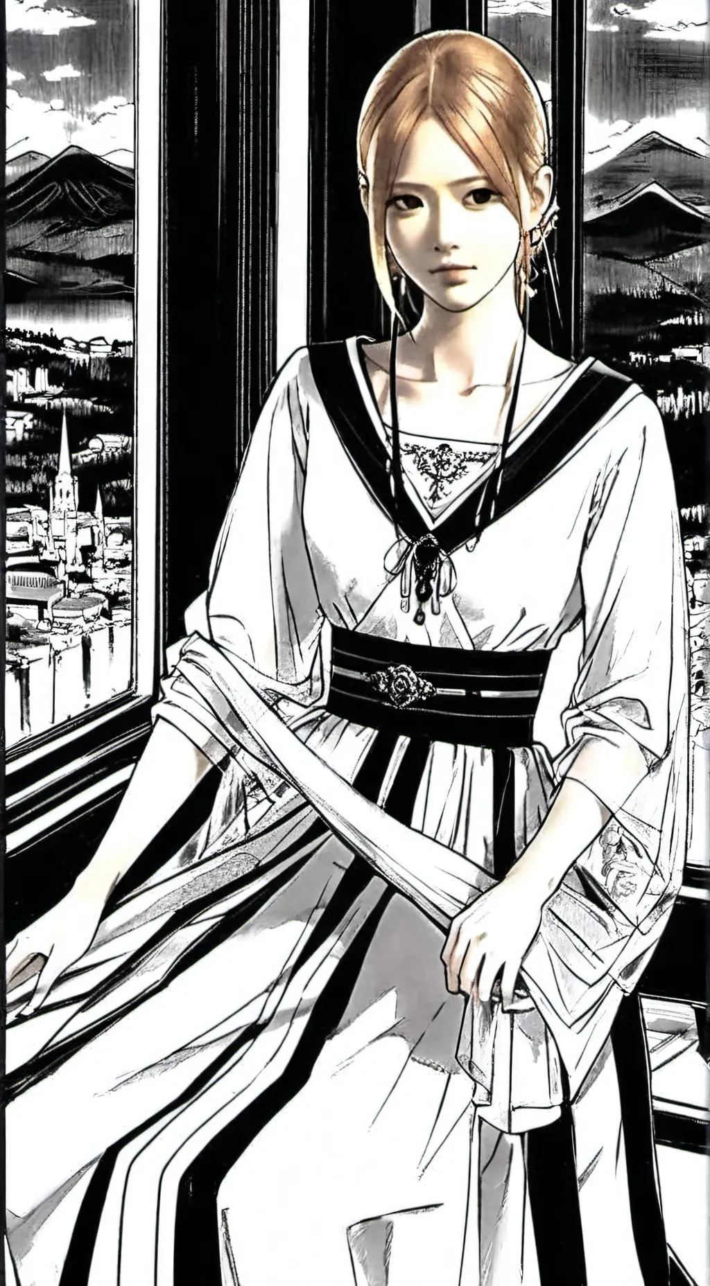 ai character: Rose background
