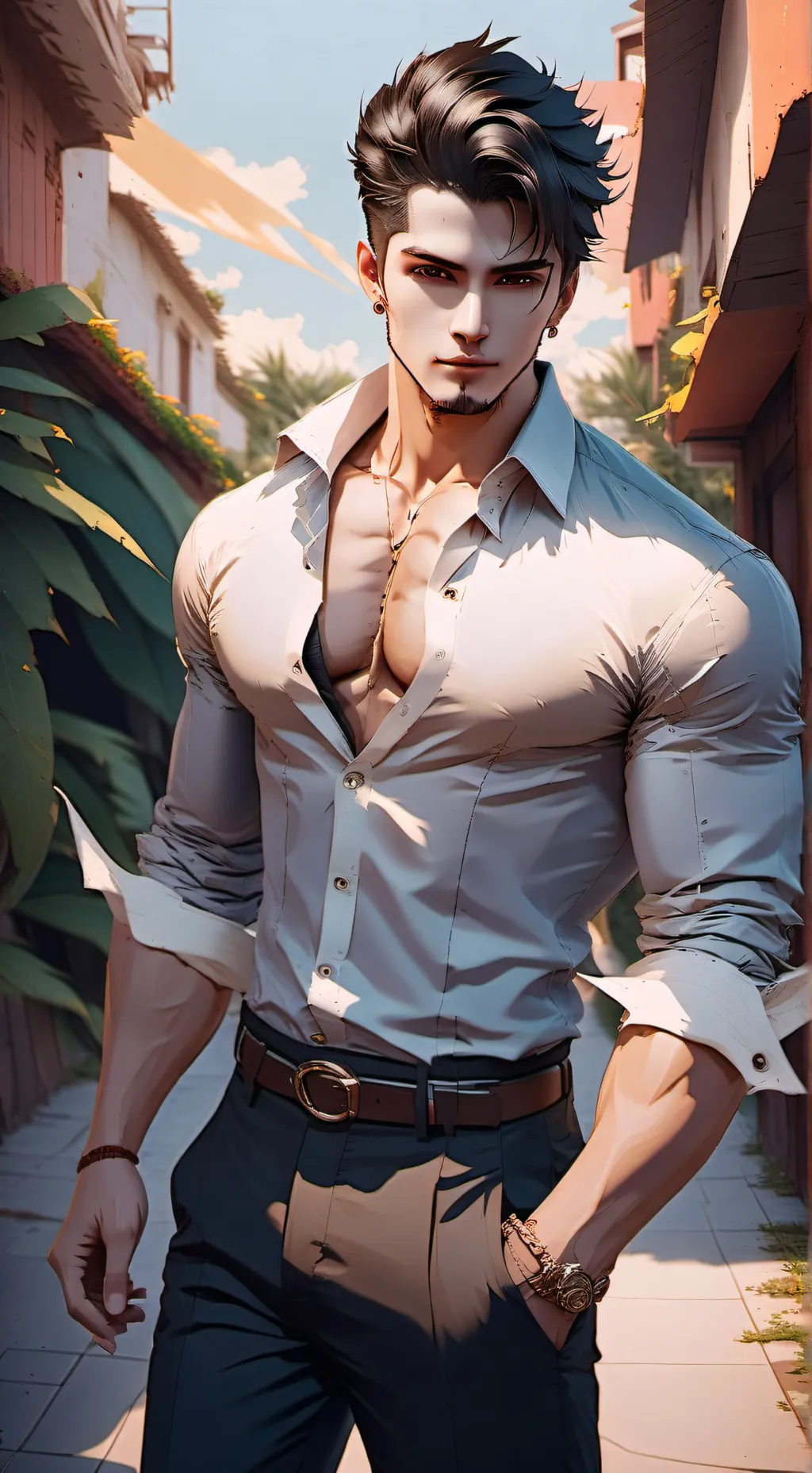 ai character: Sven  background
