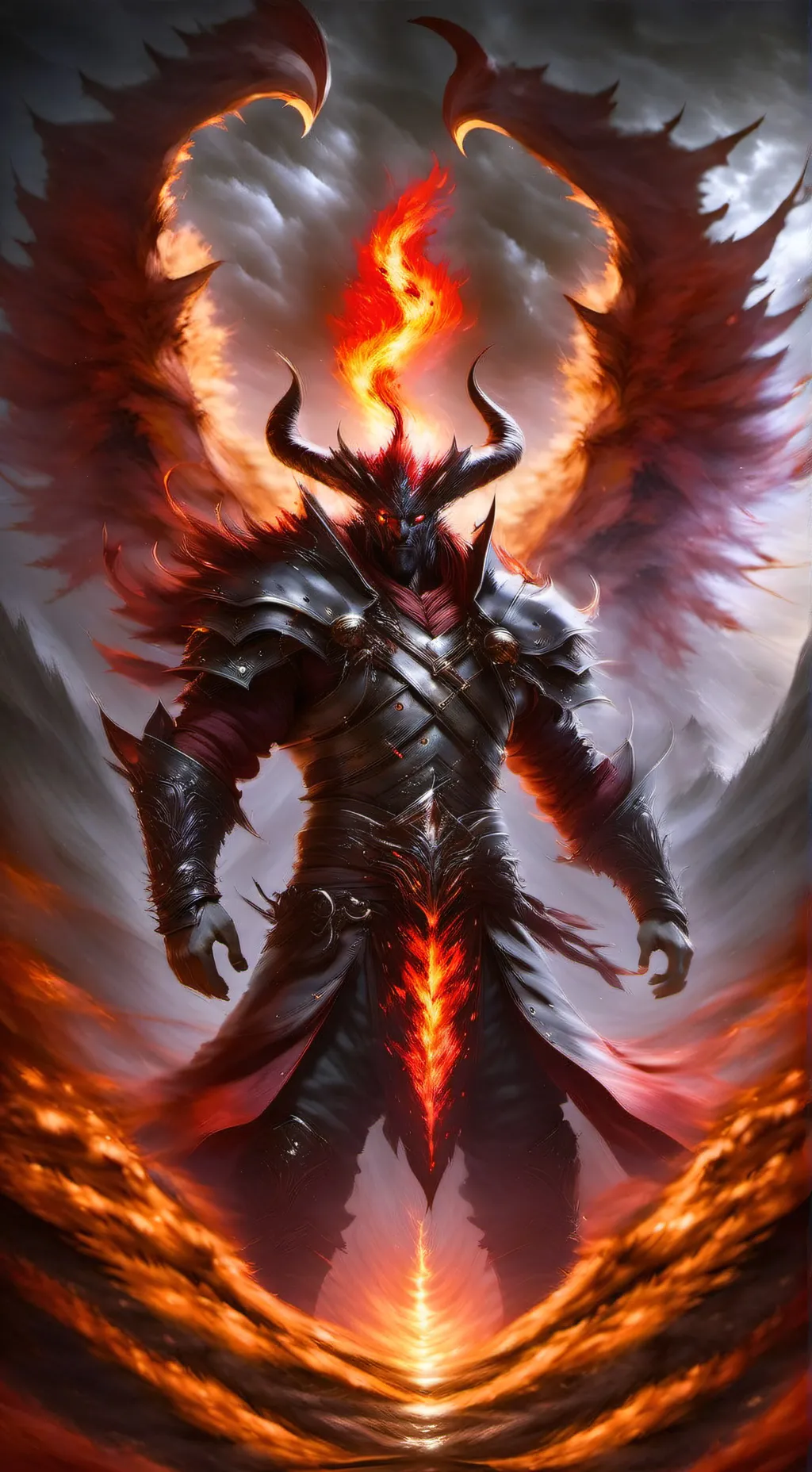 ai character: Diable de Feu background