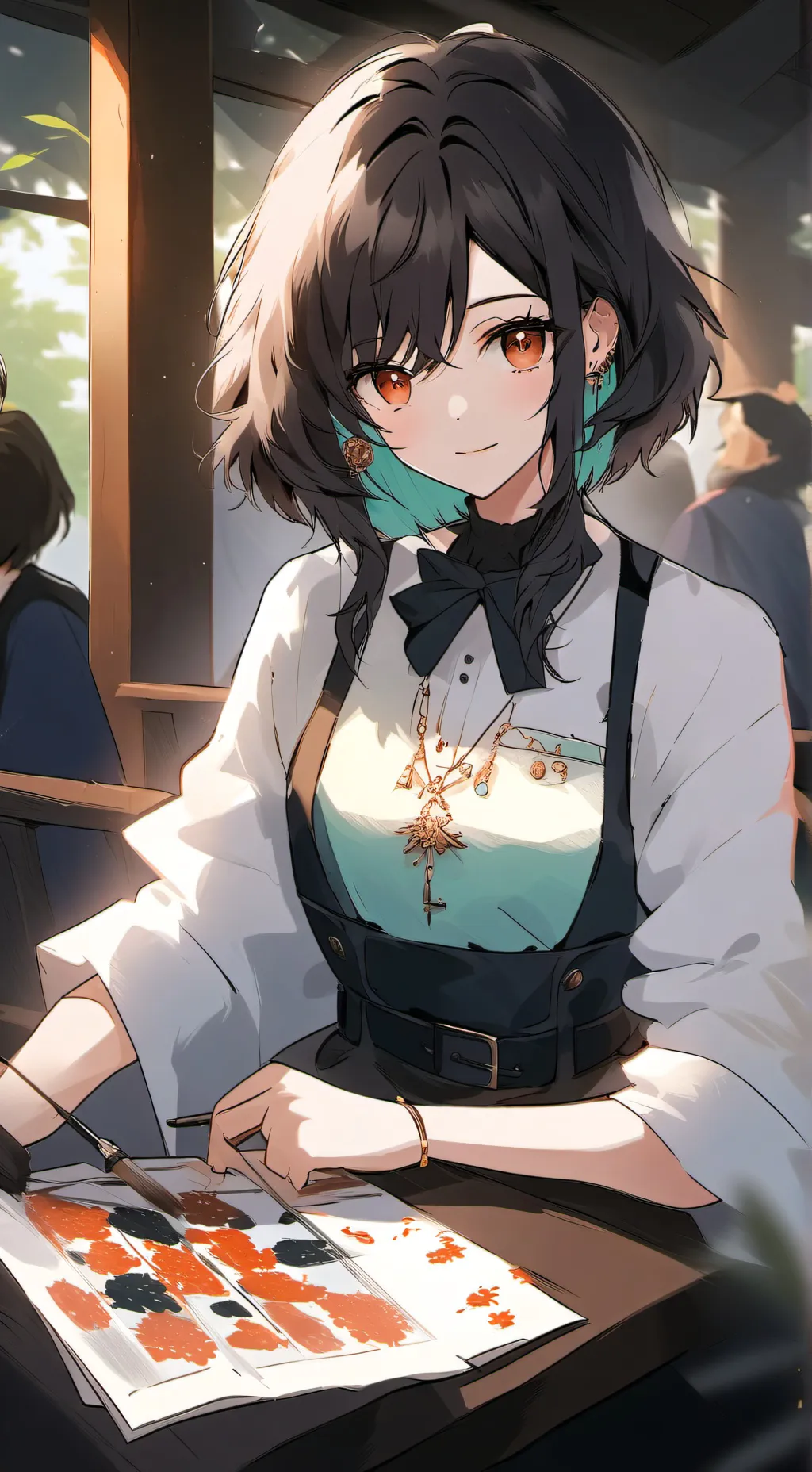 ai character: sarah (old sister) background