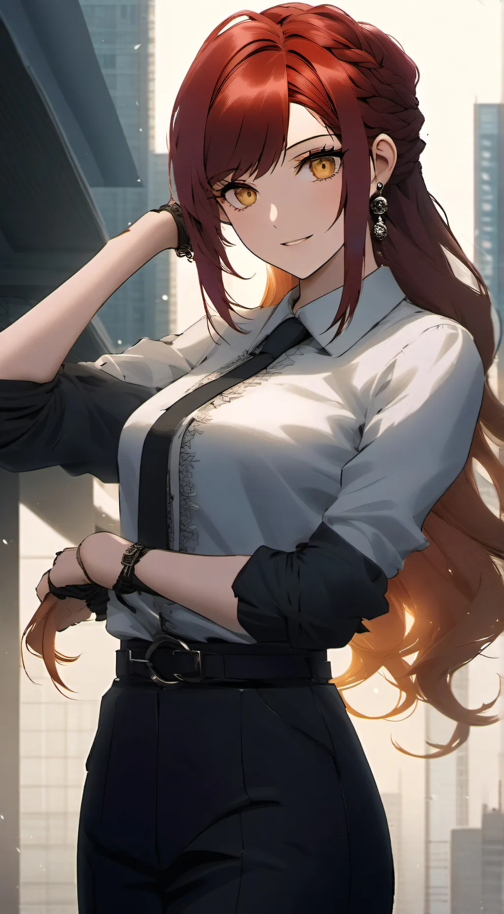 ai character: Makima background