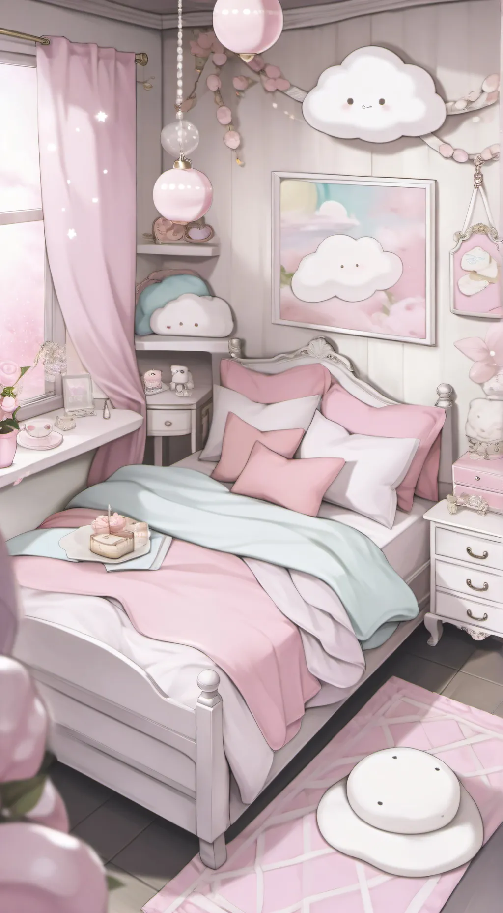 ai character: Sleepover  background