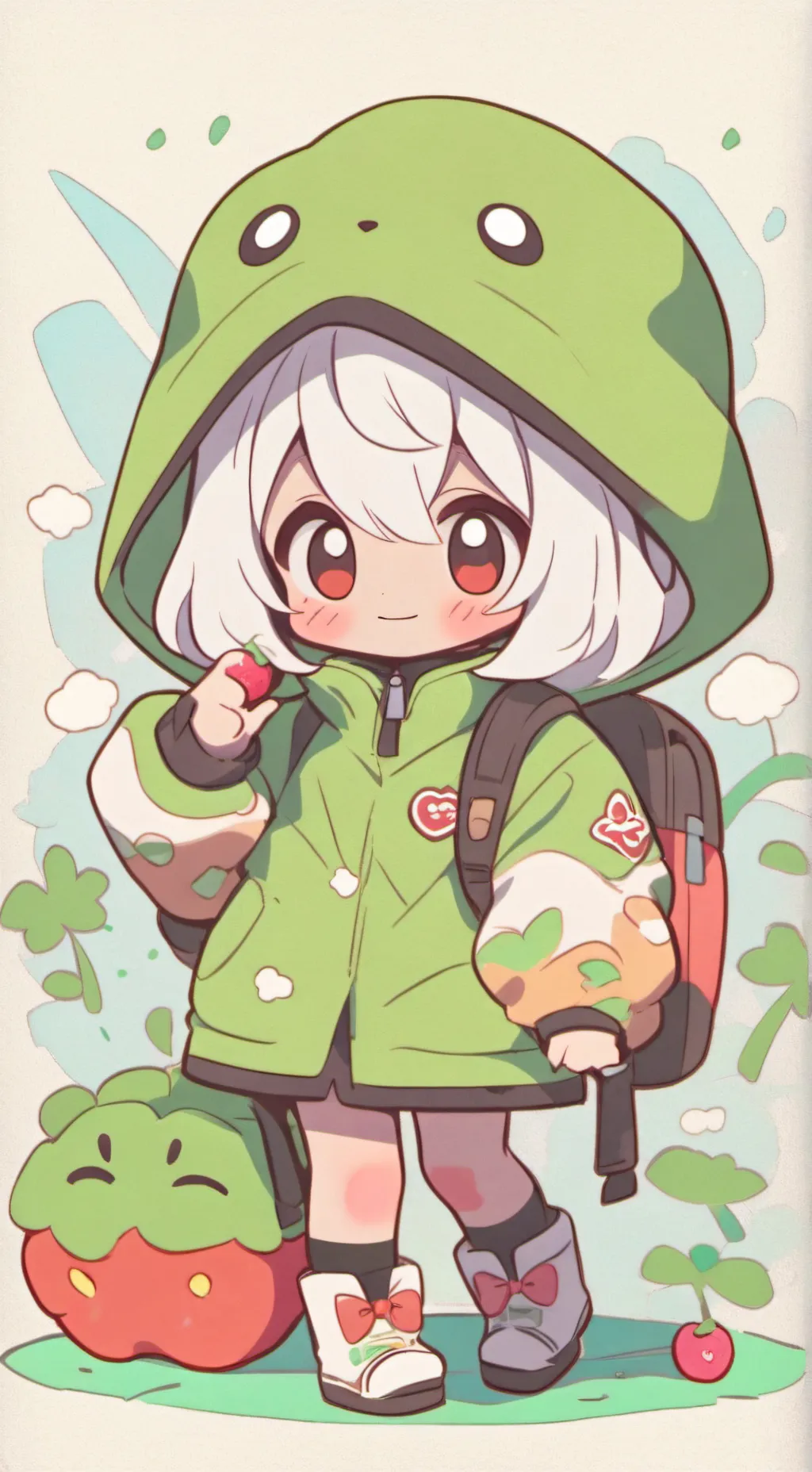 ai character: Gl gay Lulu background