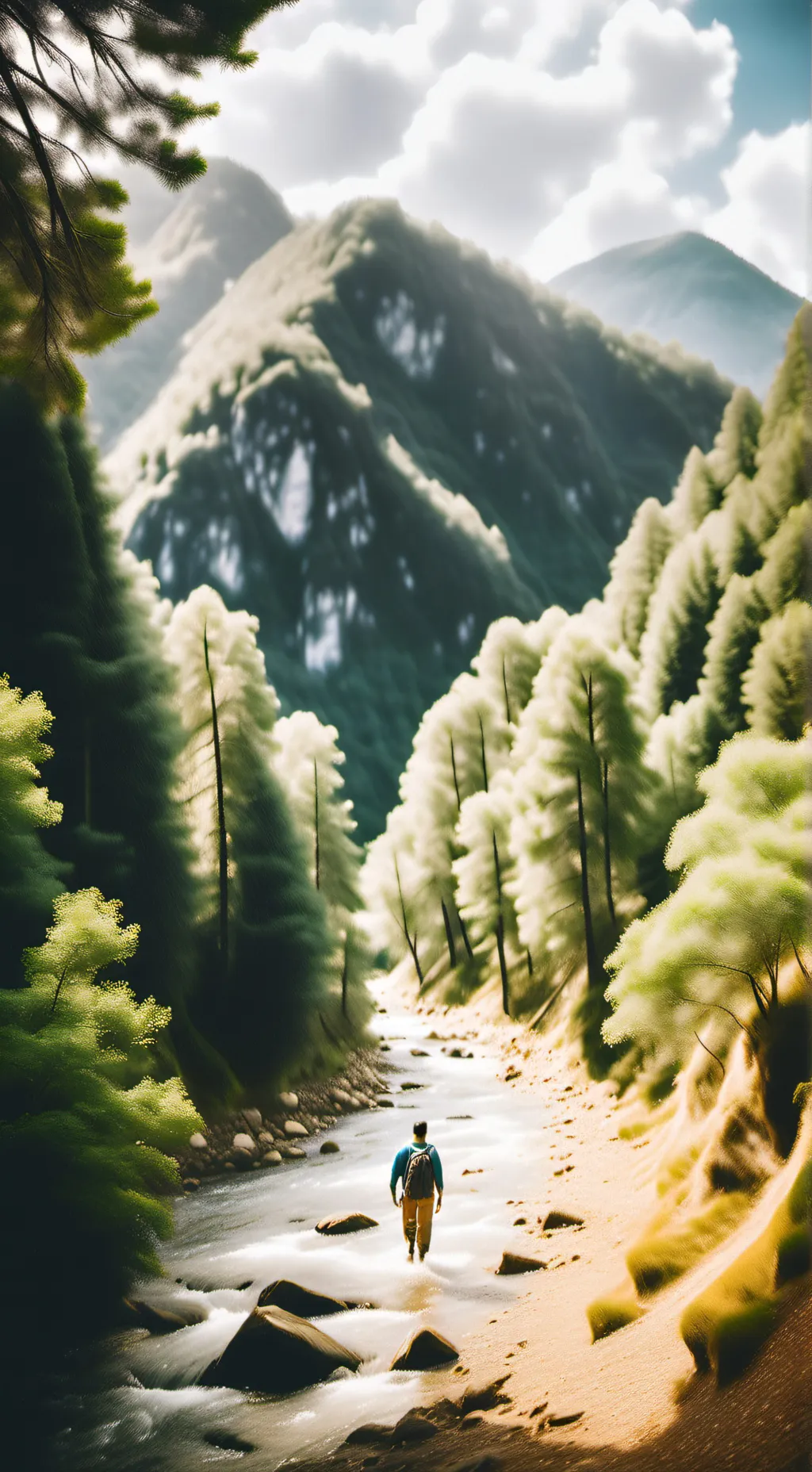 ai character: MHA trip to Forest background