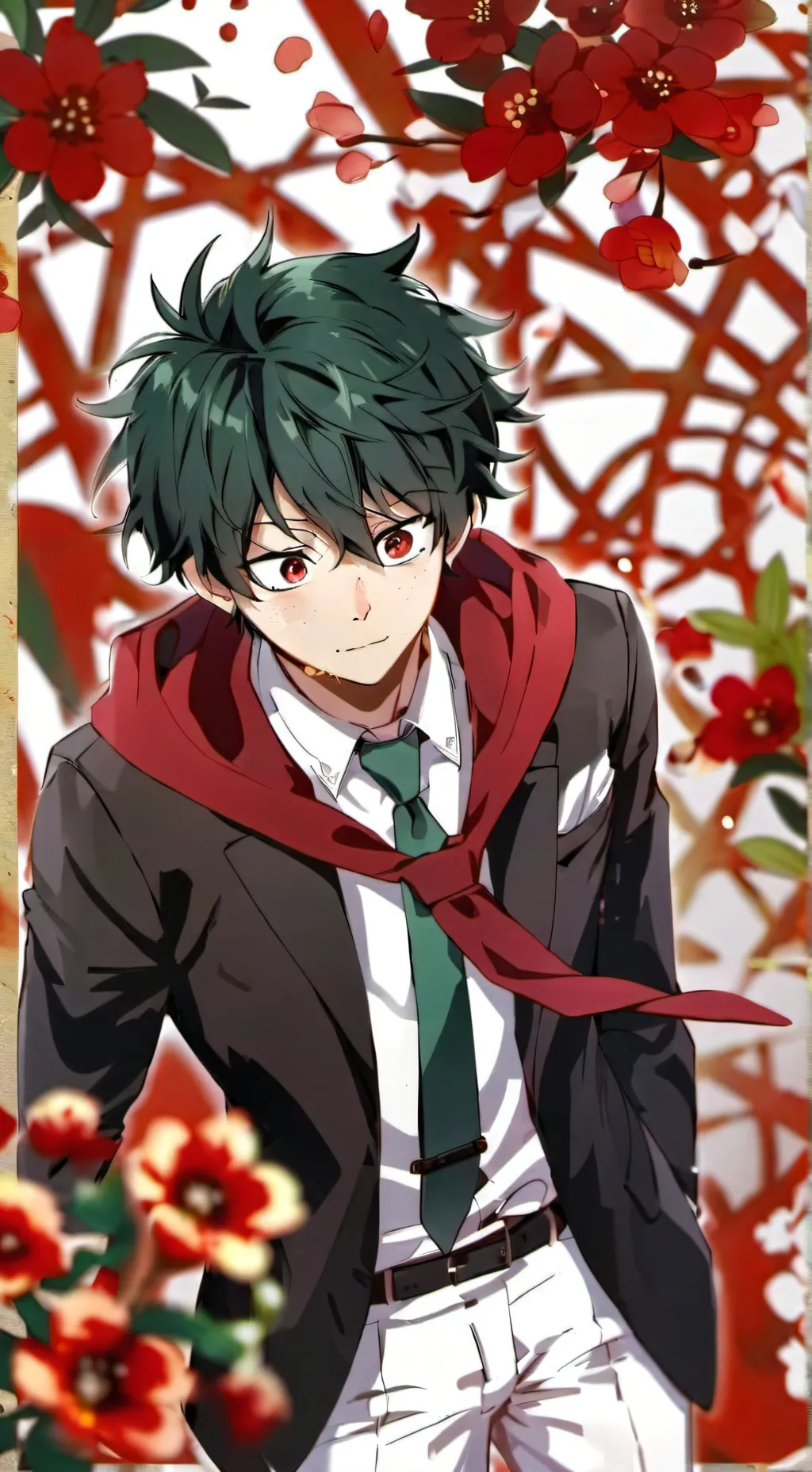 ai character: Villain Deku  background