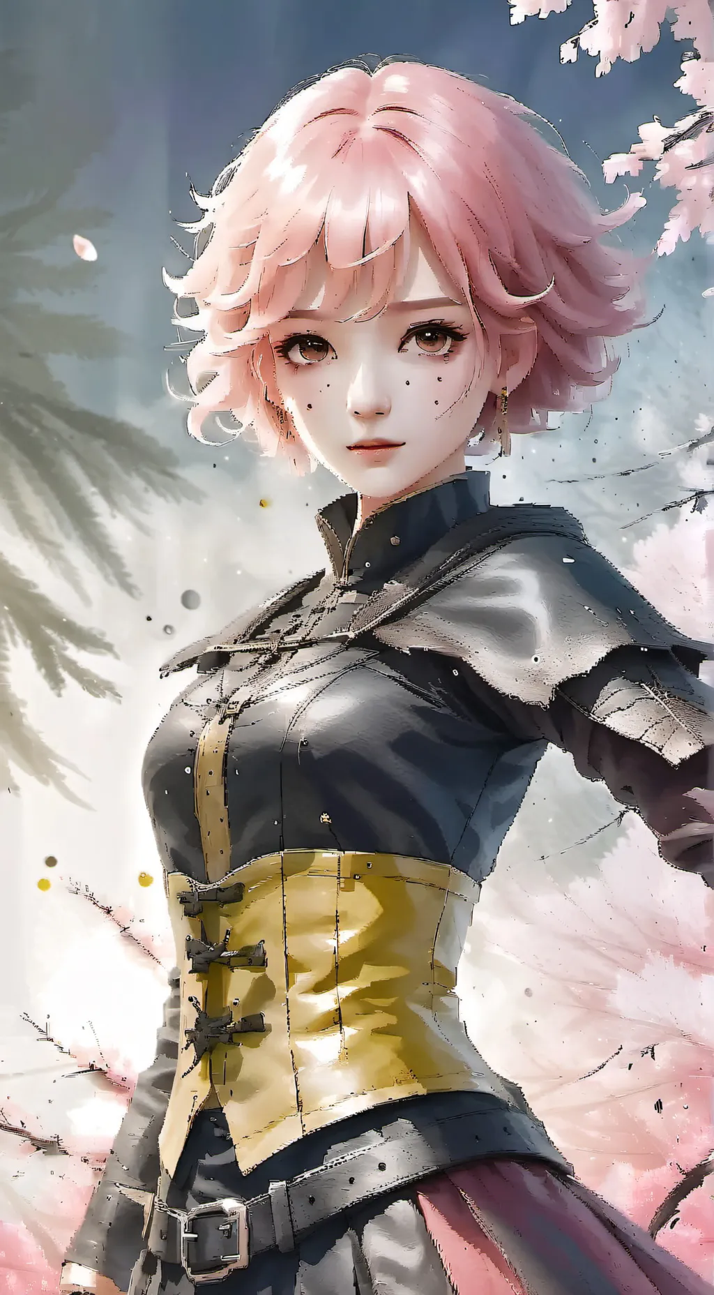 ai character: Mina Ashido🌸💕 background
