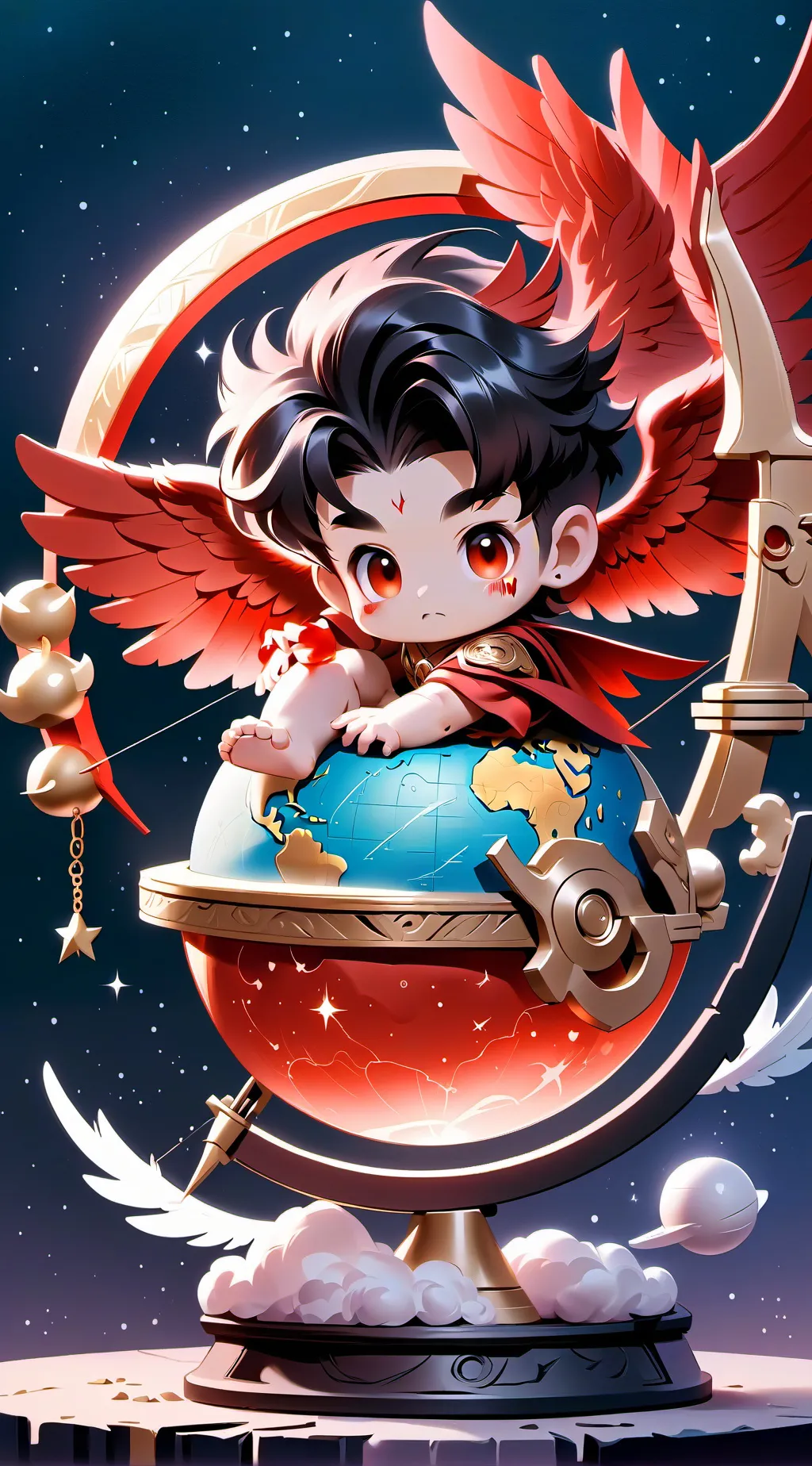 ai character: CHERUB Vs mha background