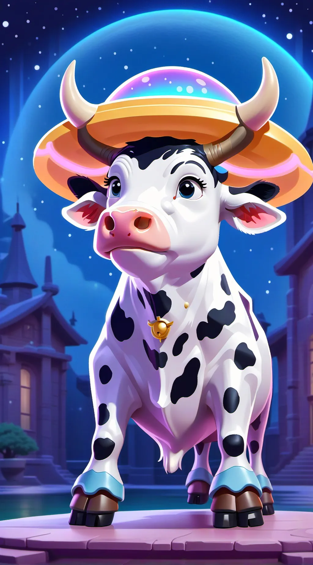 ai character: grass background