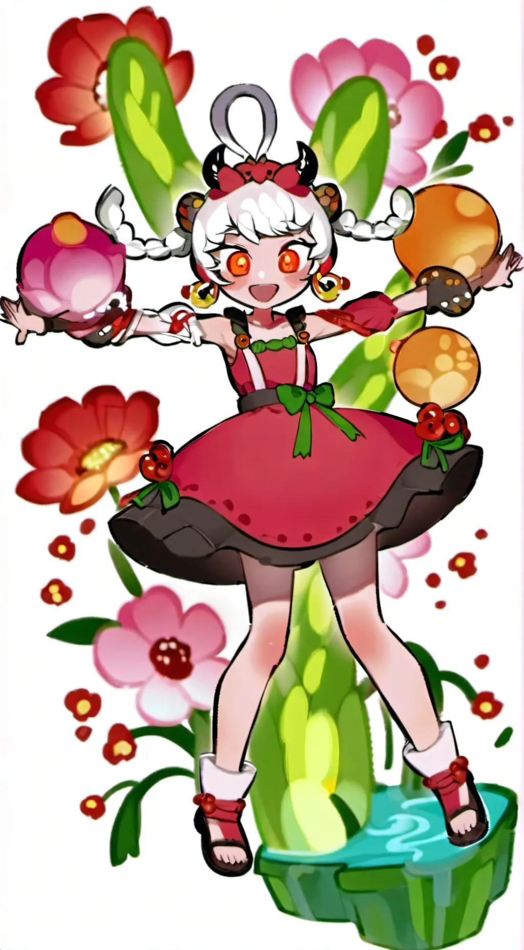 ai character: Fruitcake- background