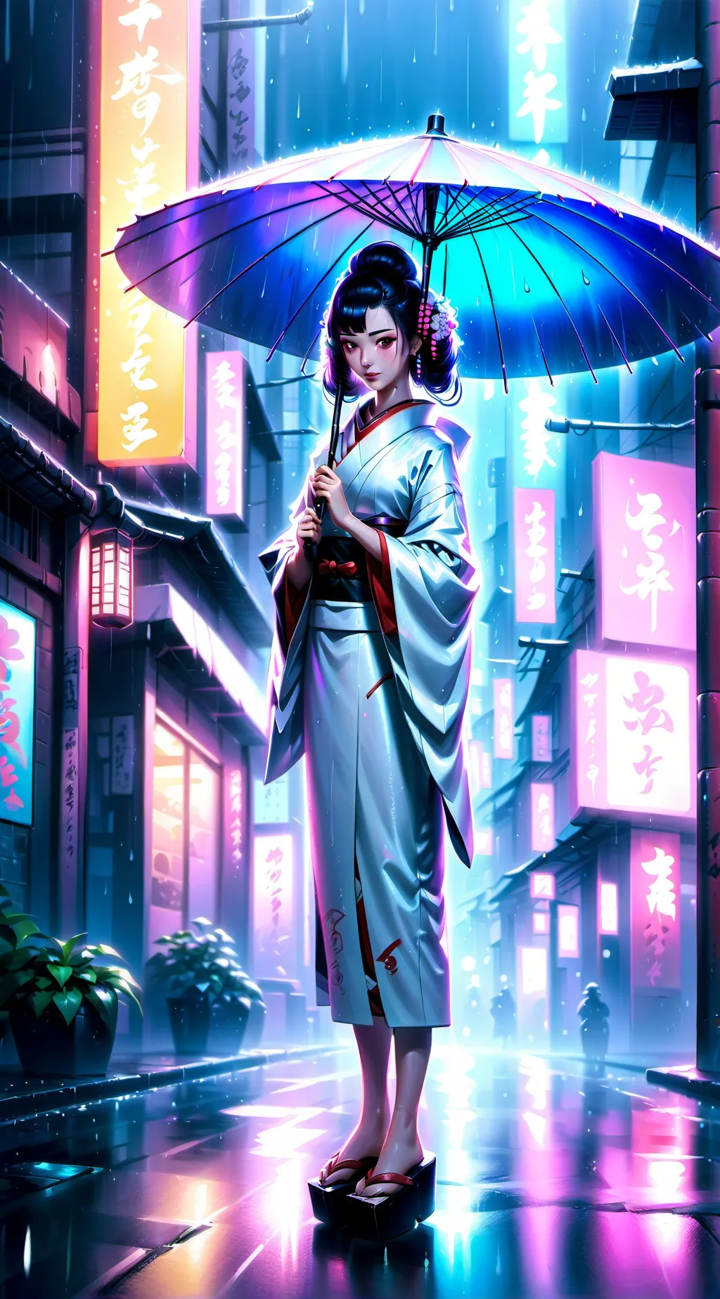 ai character: Ayame background