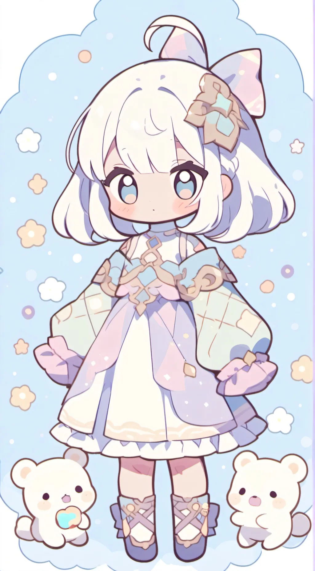 ai character: Bebé en tu Casa background