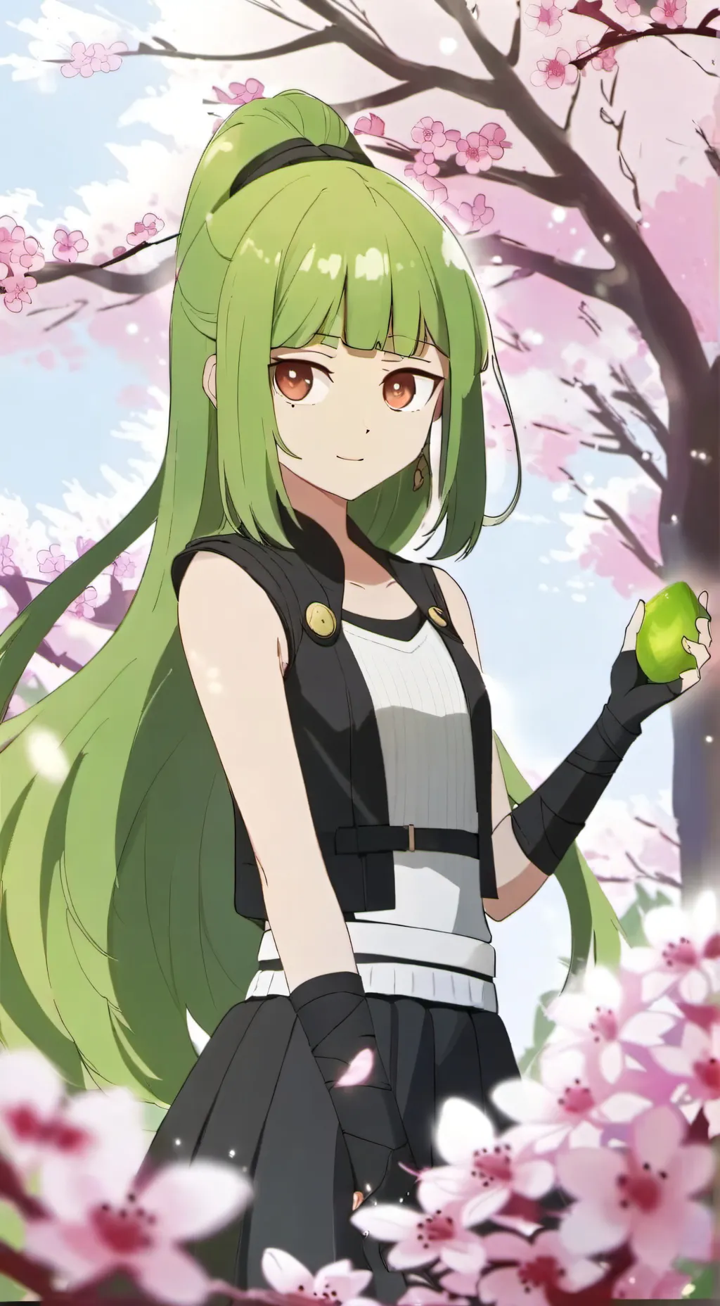 ai character: Lime-meria background