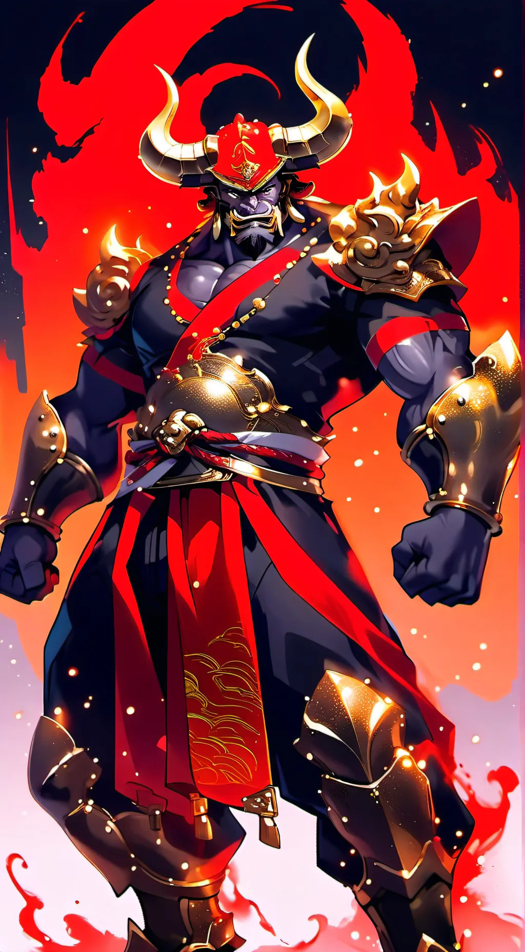 ai character:  Ox Burn background