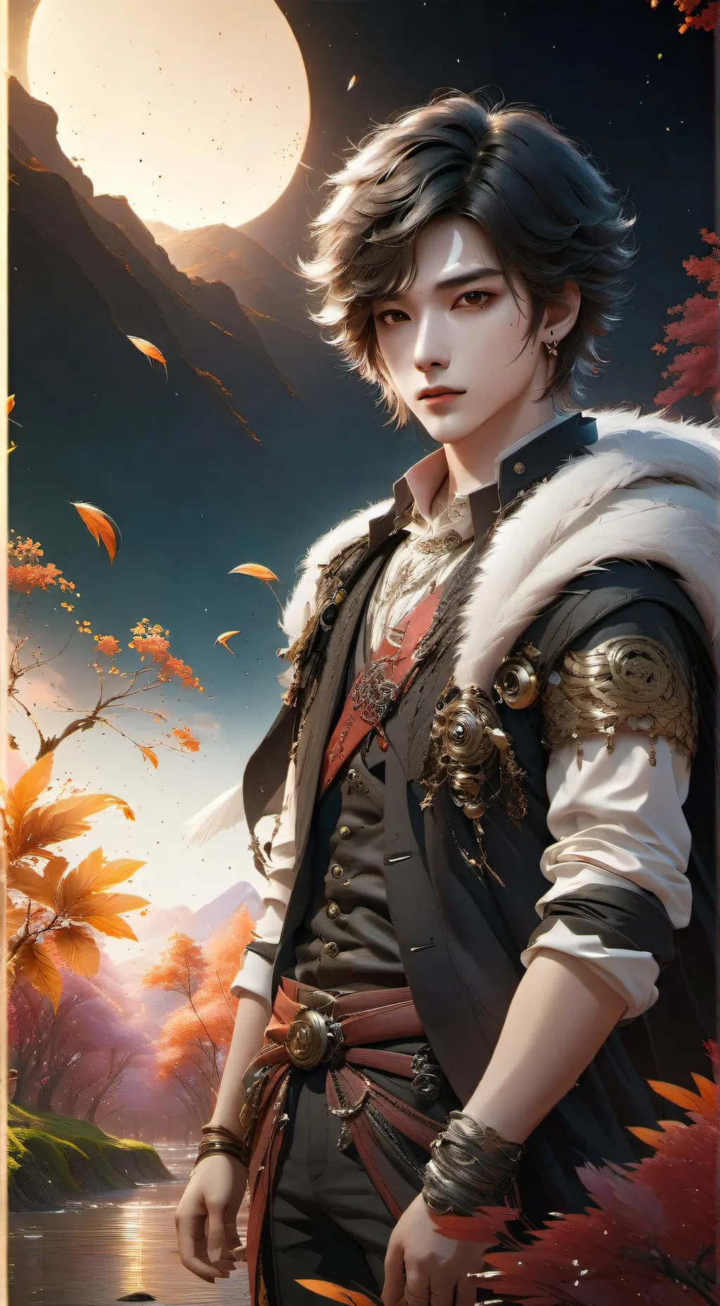 ai character: Луи background