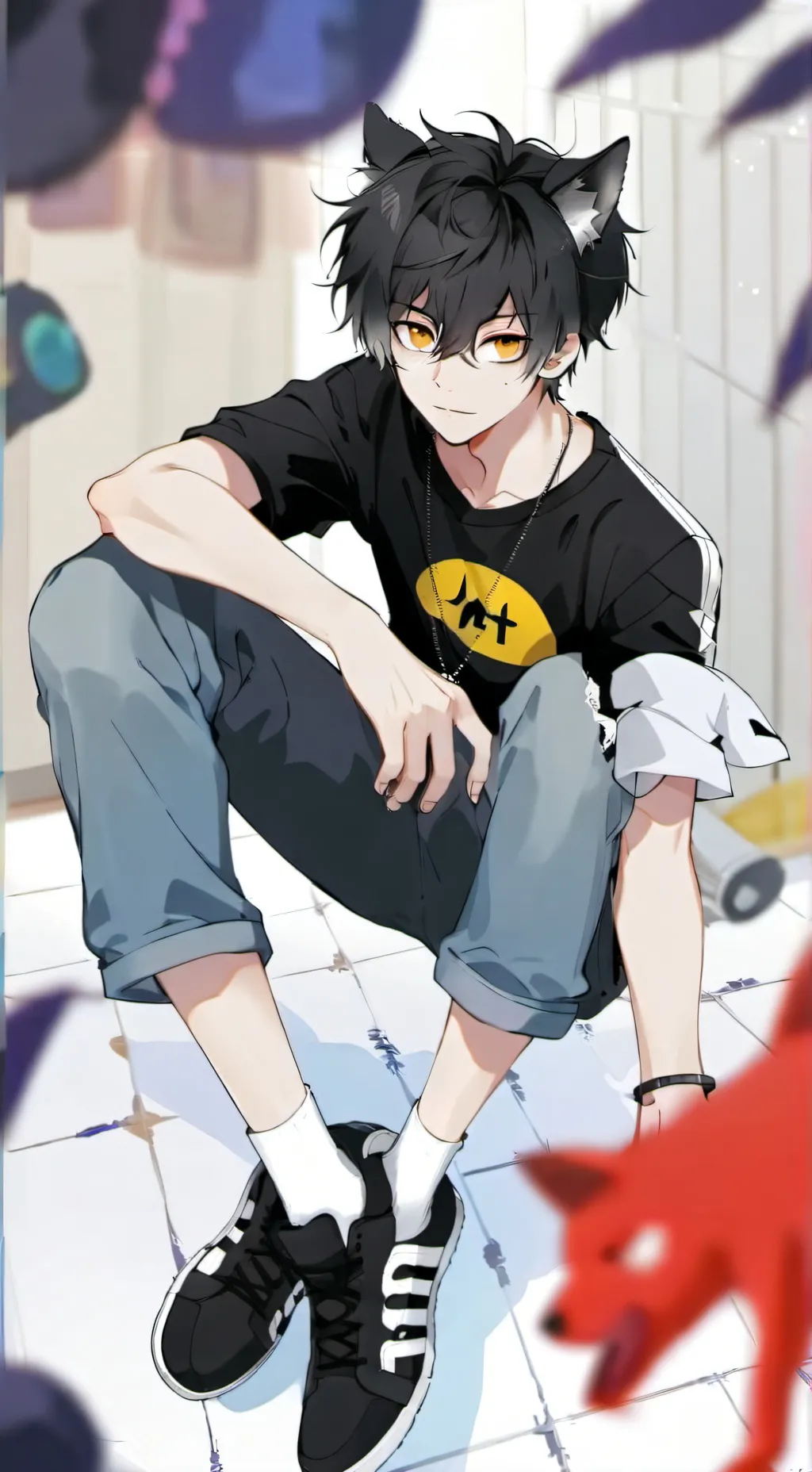 ai character: ~Demon~ background