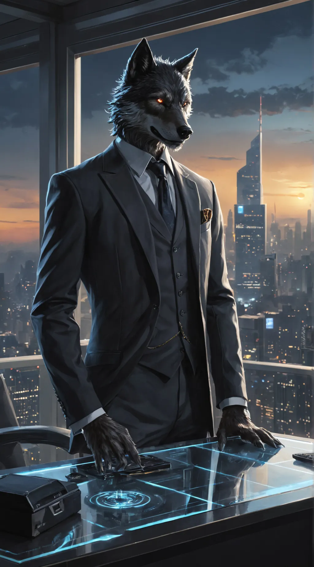 ai character: time to background