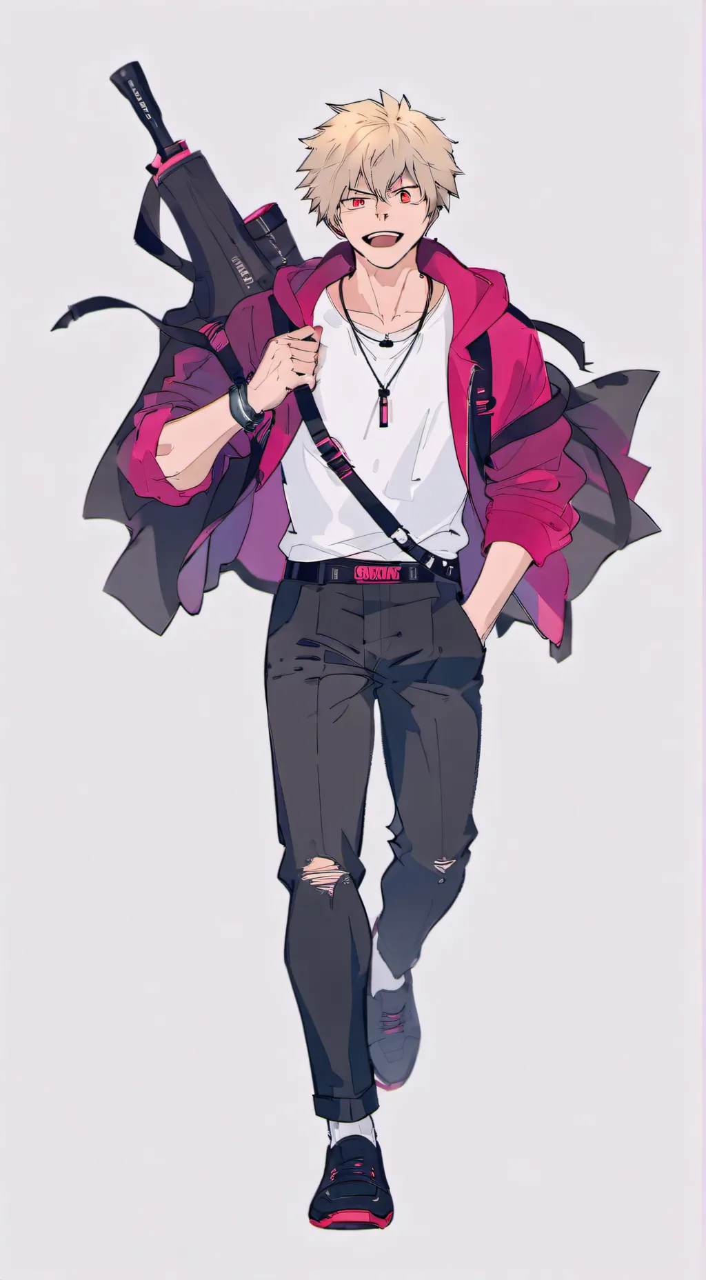 ai character: Bakugo ruso background