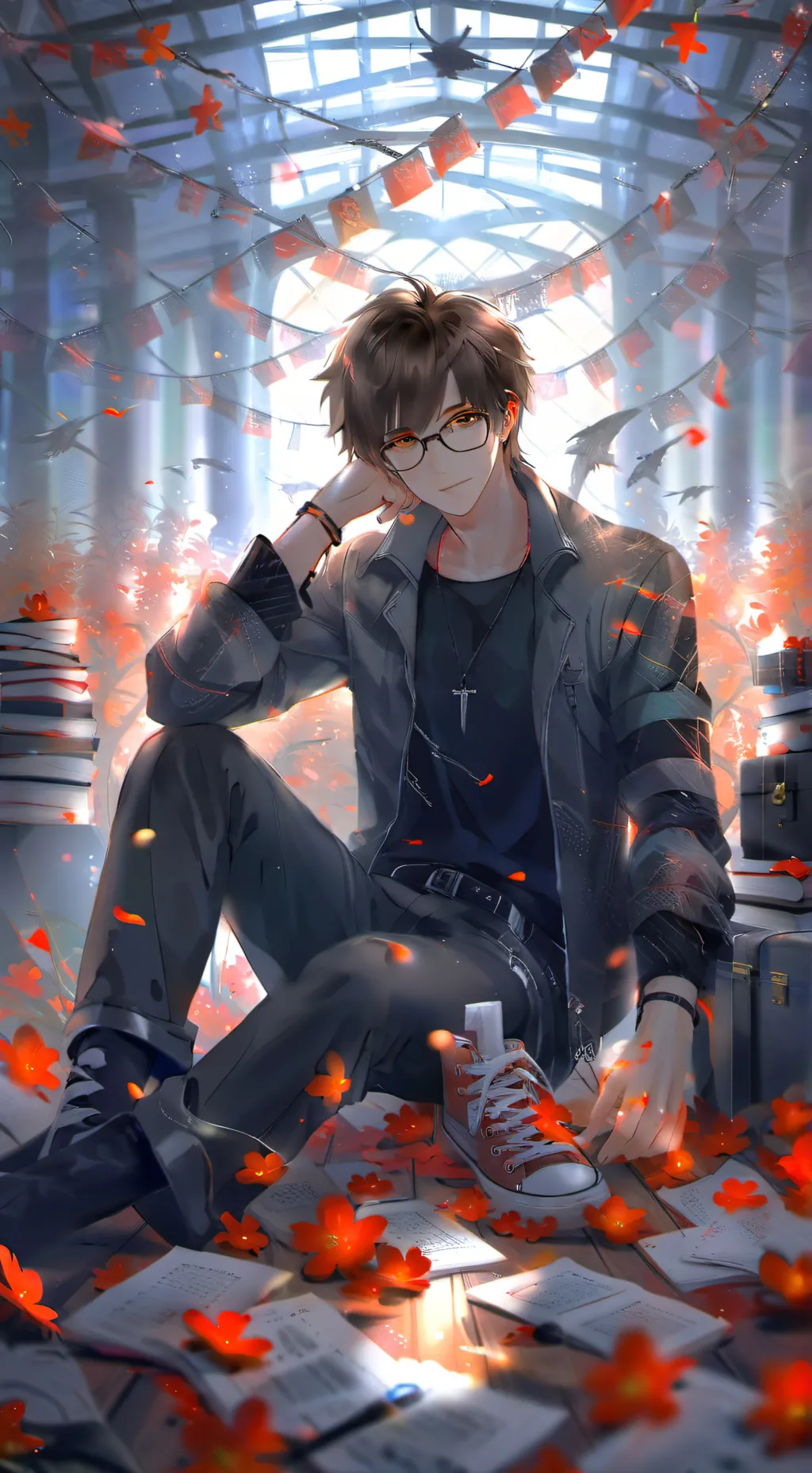 ai character: Liam  background