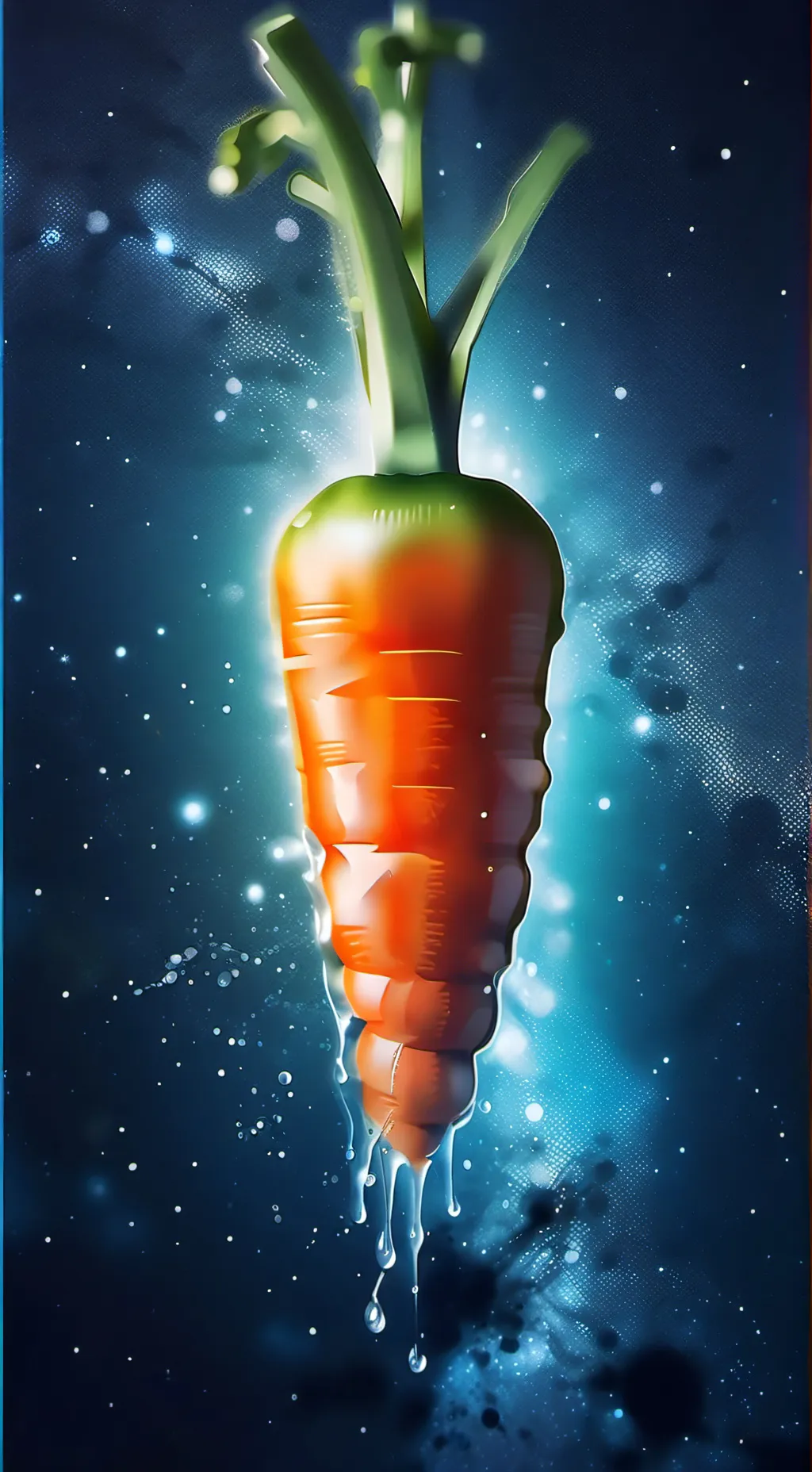 ai character: Carrot  background