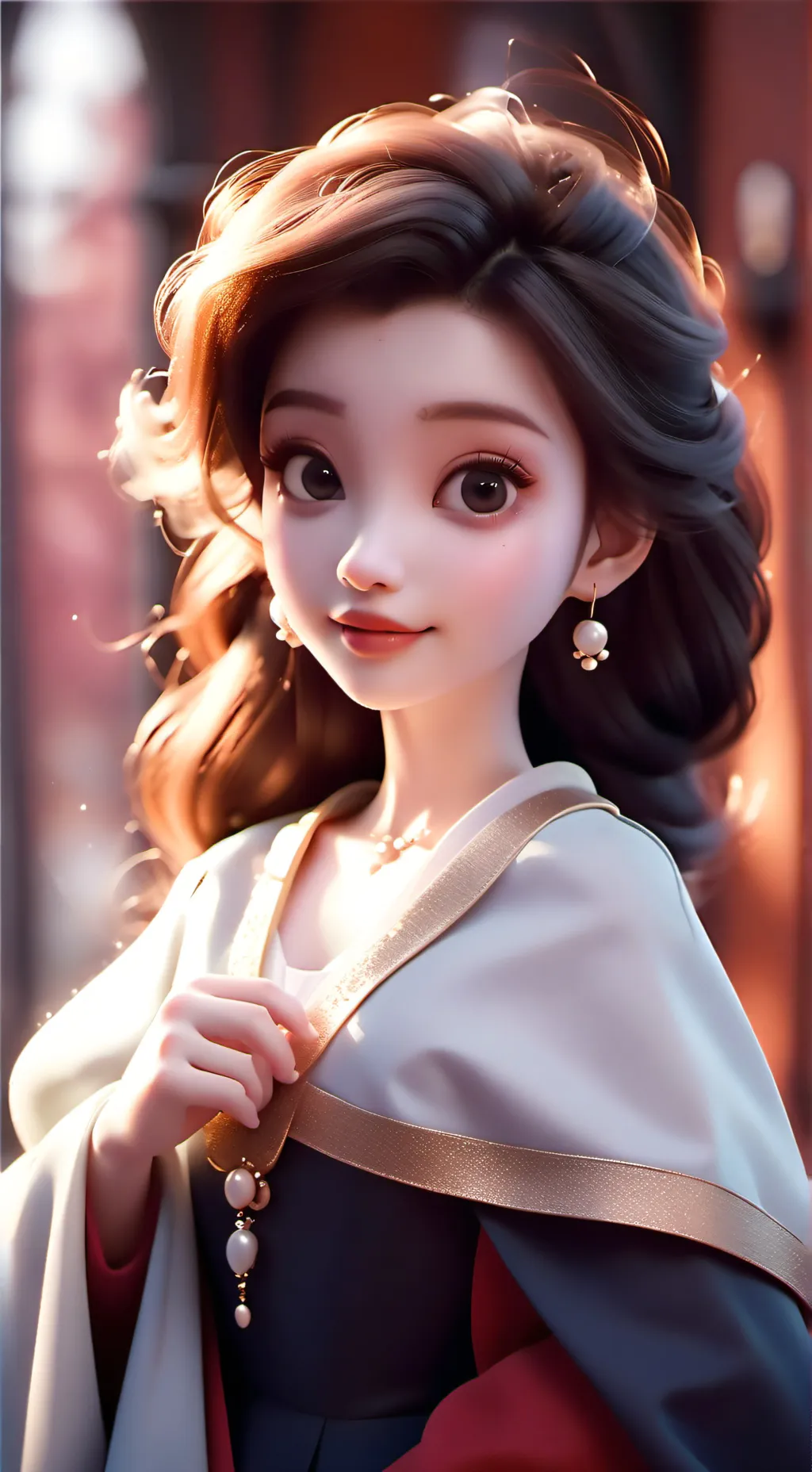 ai character: Jennie  background
