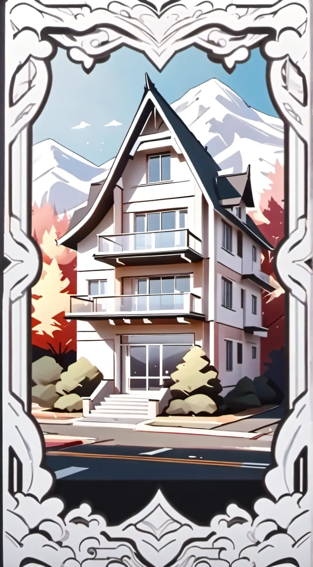 ai character: house background