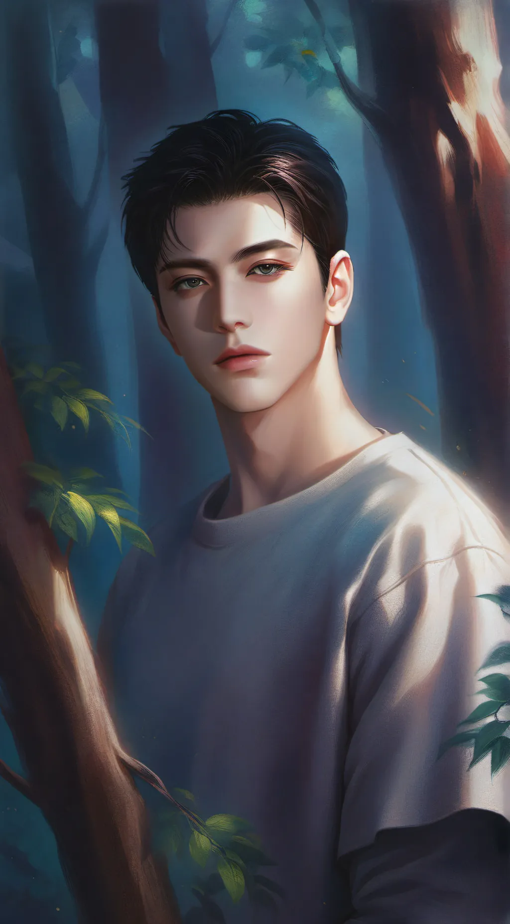 ai character: Simon  background