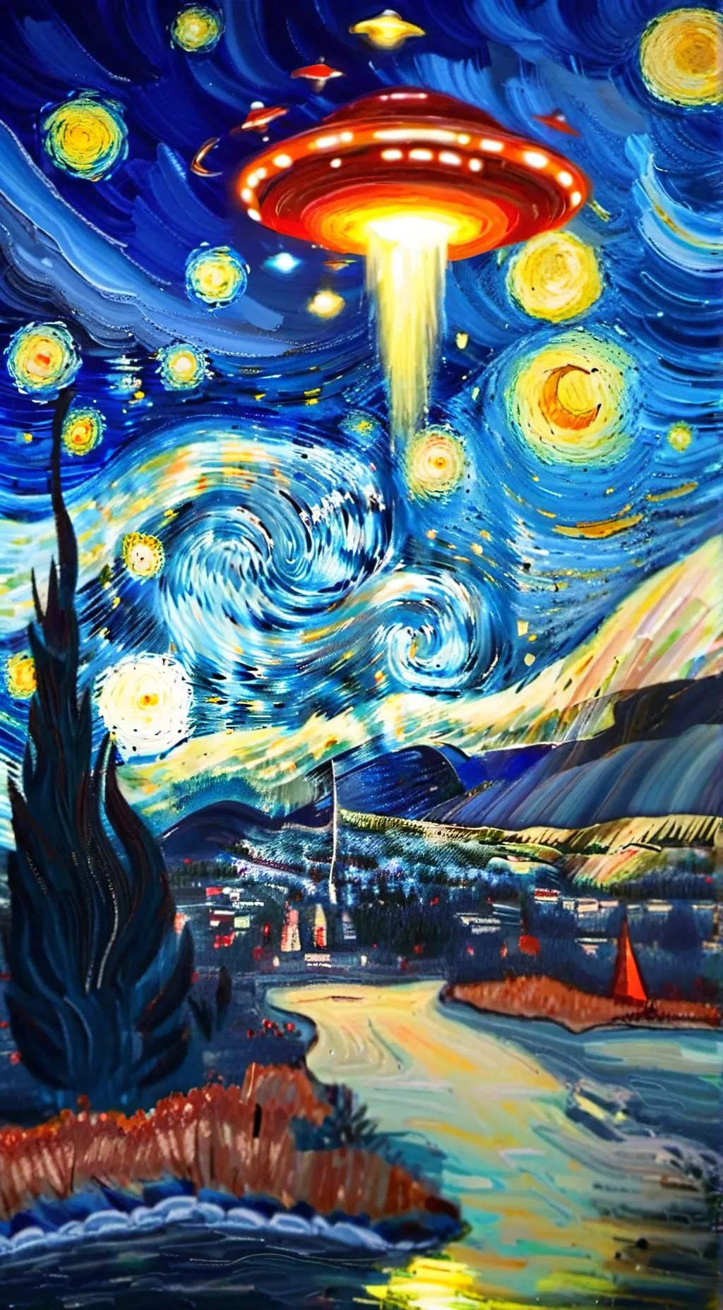 ai character: Asdf movie ufo background